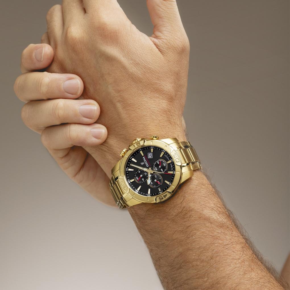 zegarek Festina F20705-4 kwarcowy męski Timeless Chronograph Timeless Chronograph - miniatura 7