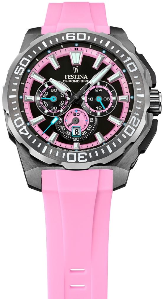 zegarek Festina F20725-2 szary Chrono Bike - miniatura 7