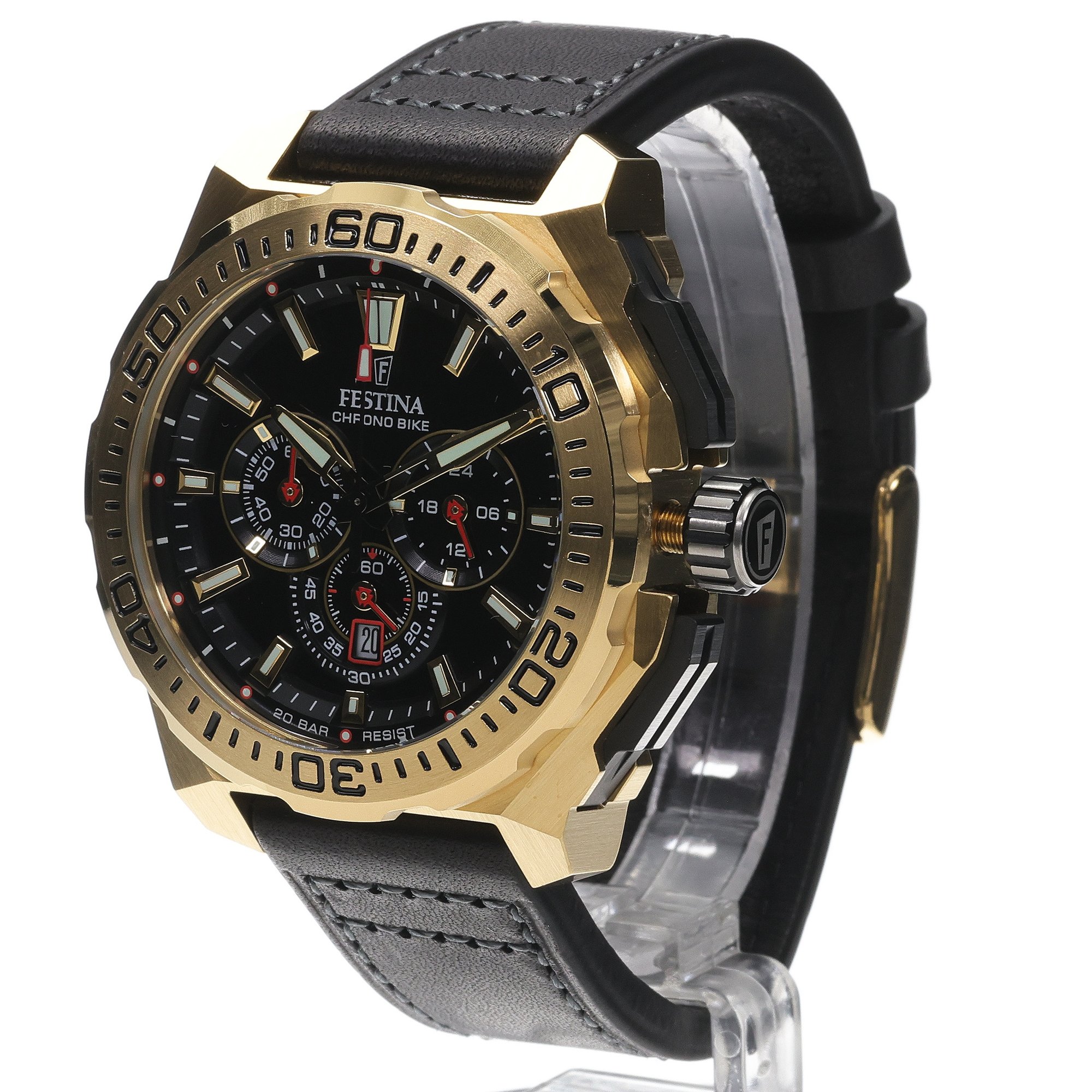 zegarek Festina F20728-3 złoty Chrono Bike