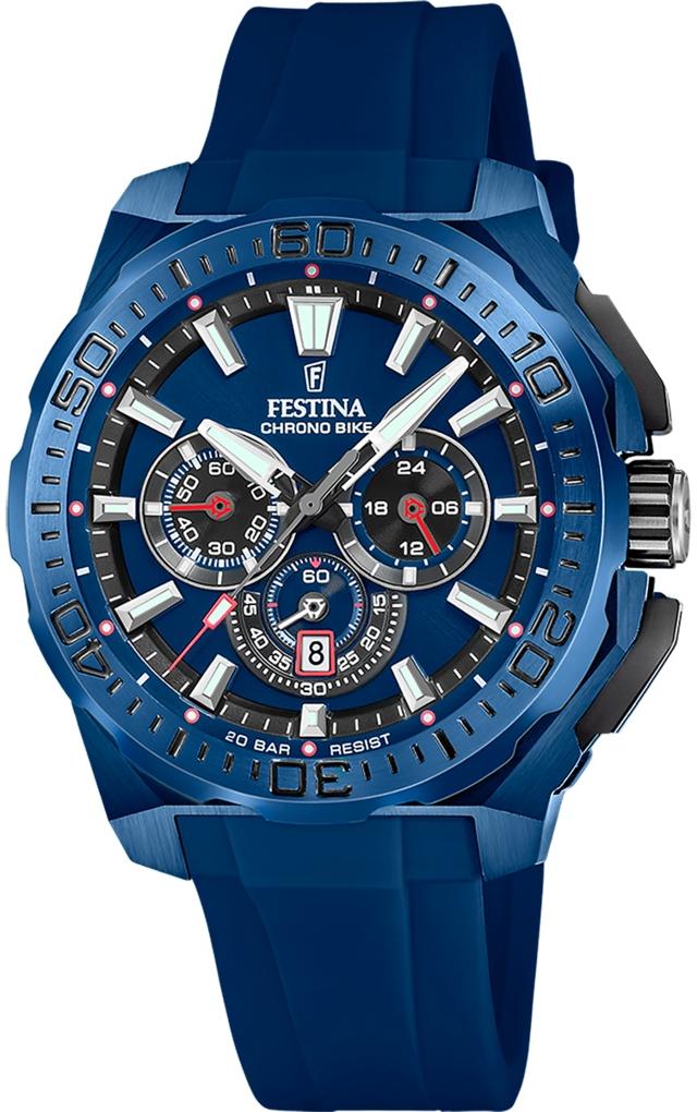 zegarek Festina F20729-1 niebieski Chrono Bike - miniatura 7