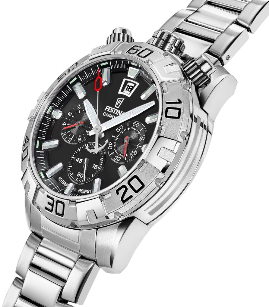 zegarek Festina F20743-6 srebrny Męskie - miniatura 7