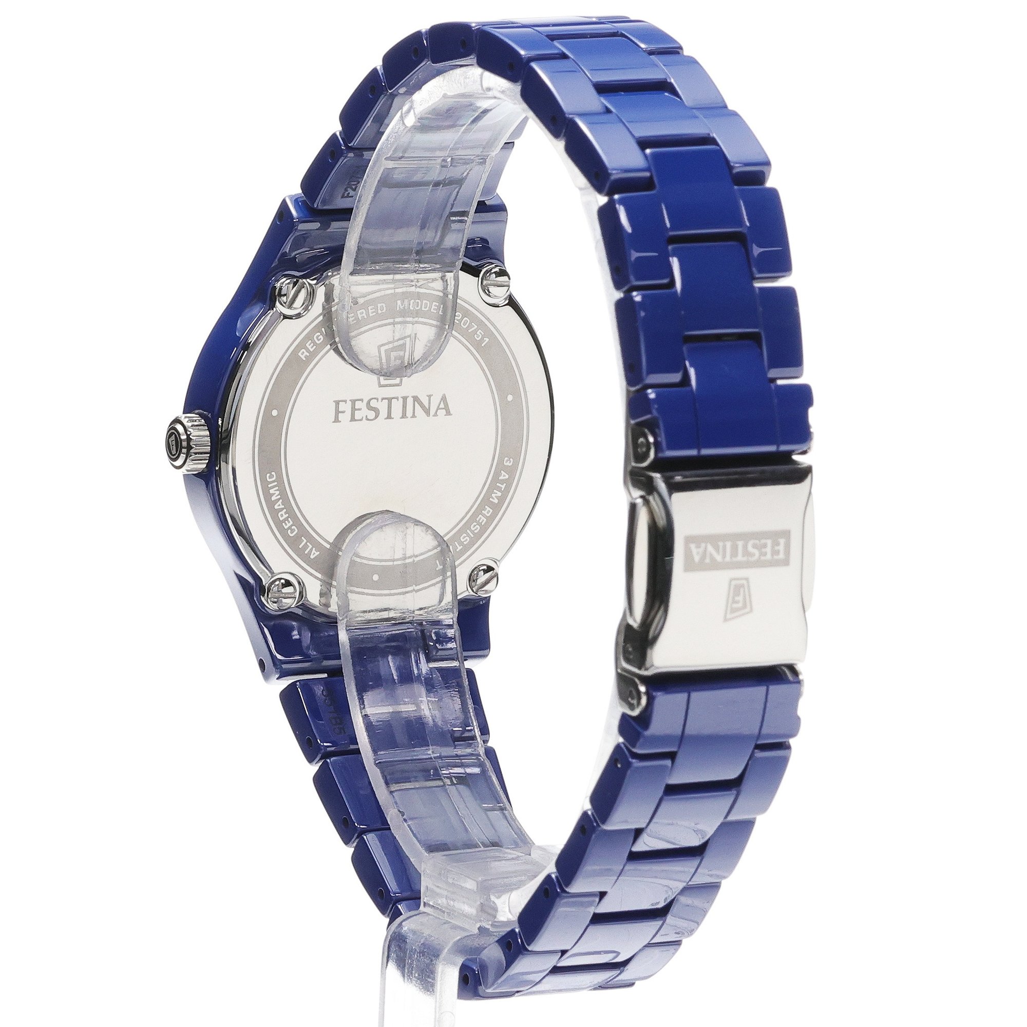 zegarek Festina F20751-5 niebieski Ceramic - miniatura 4