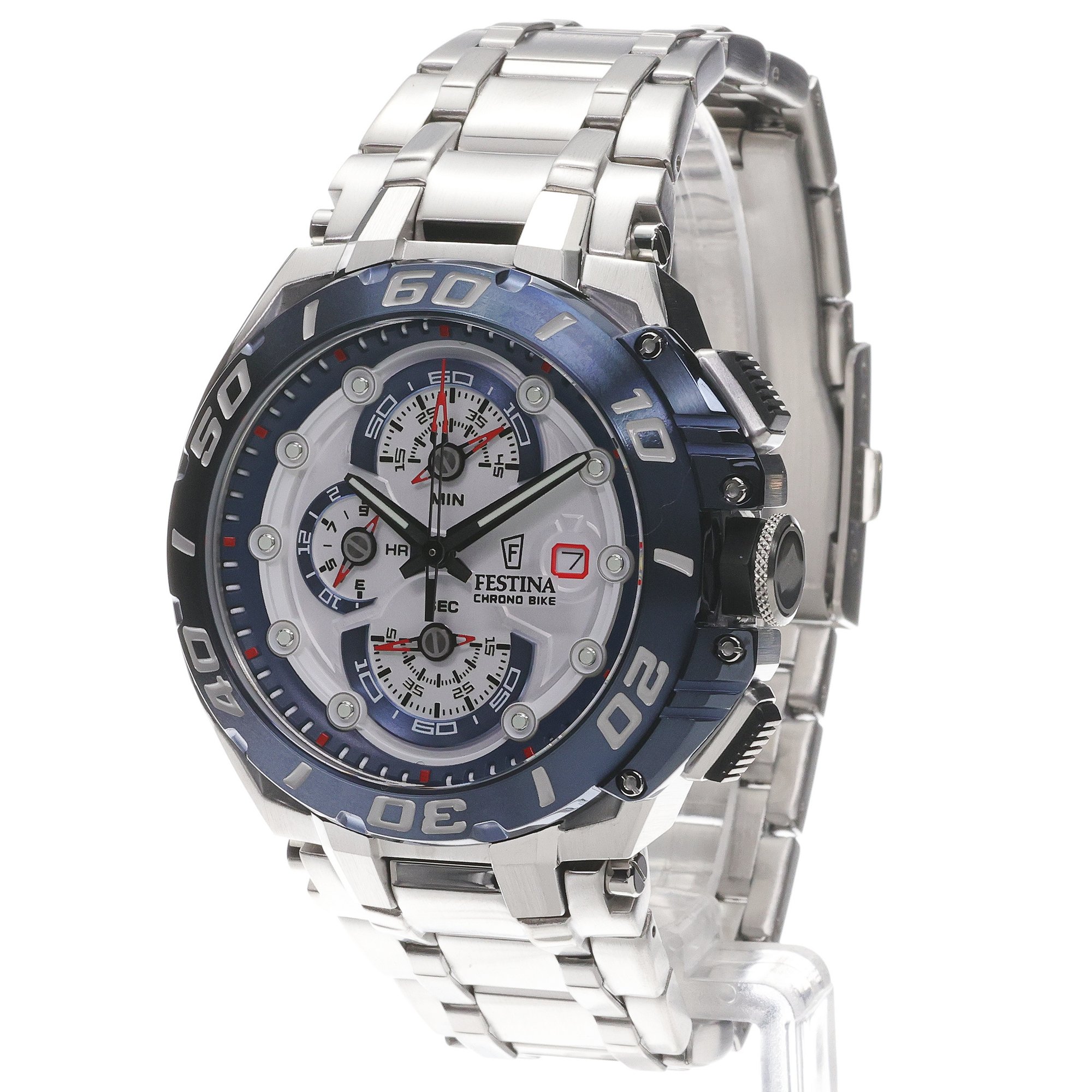 zegarek Festina F20754-1 srebrny Chrono Bike - miniatura 2