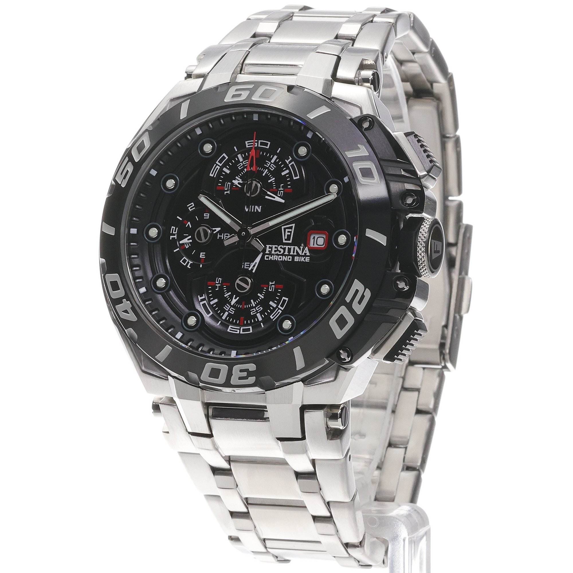 zegarek Festina F20754-6 srebrny Chrono Bike