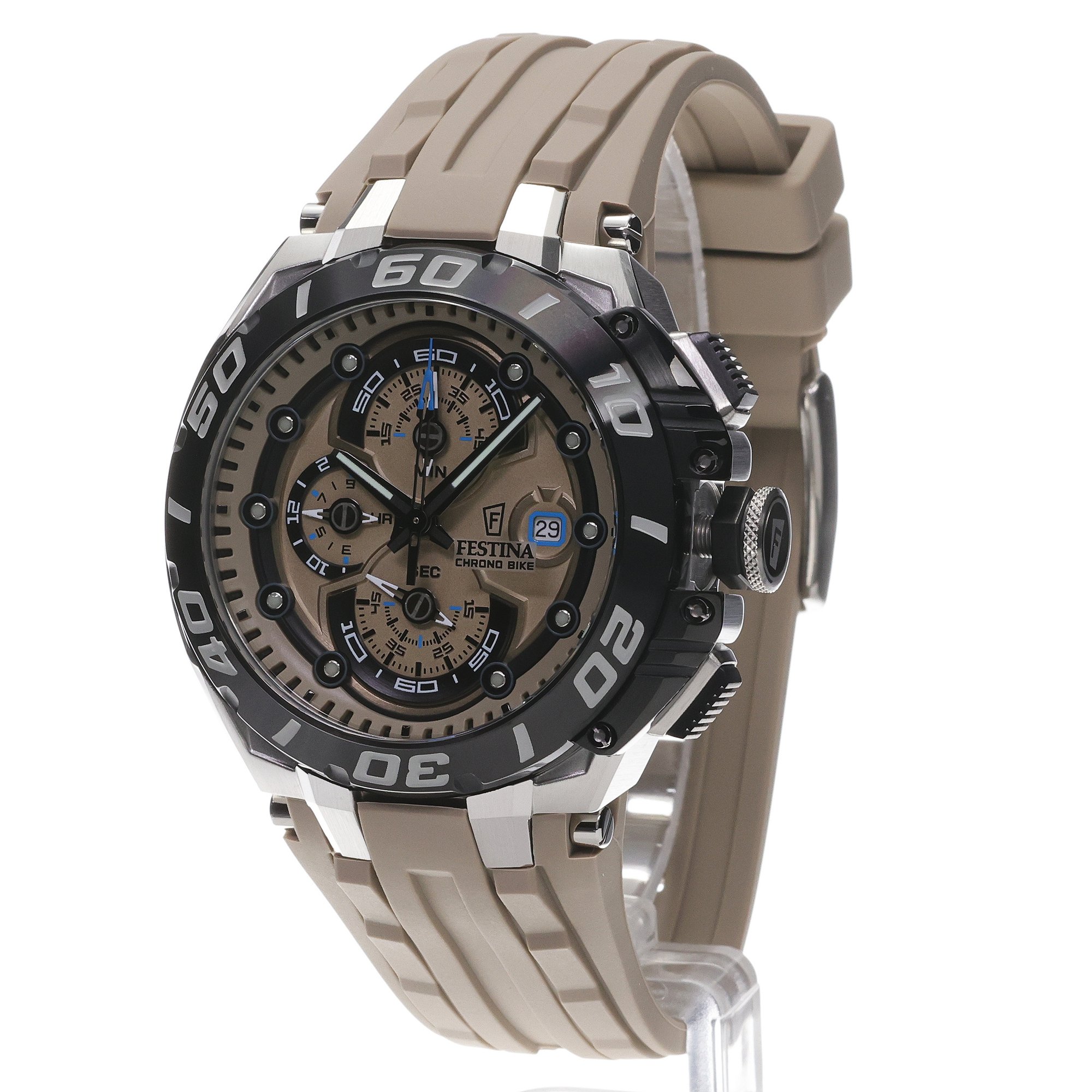 zegarek Festina F20755-2 srebrny Chrono Bike - miniatura 2