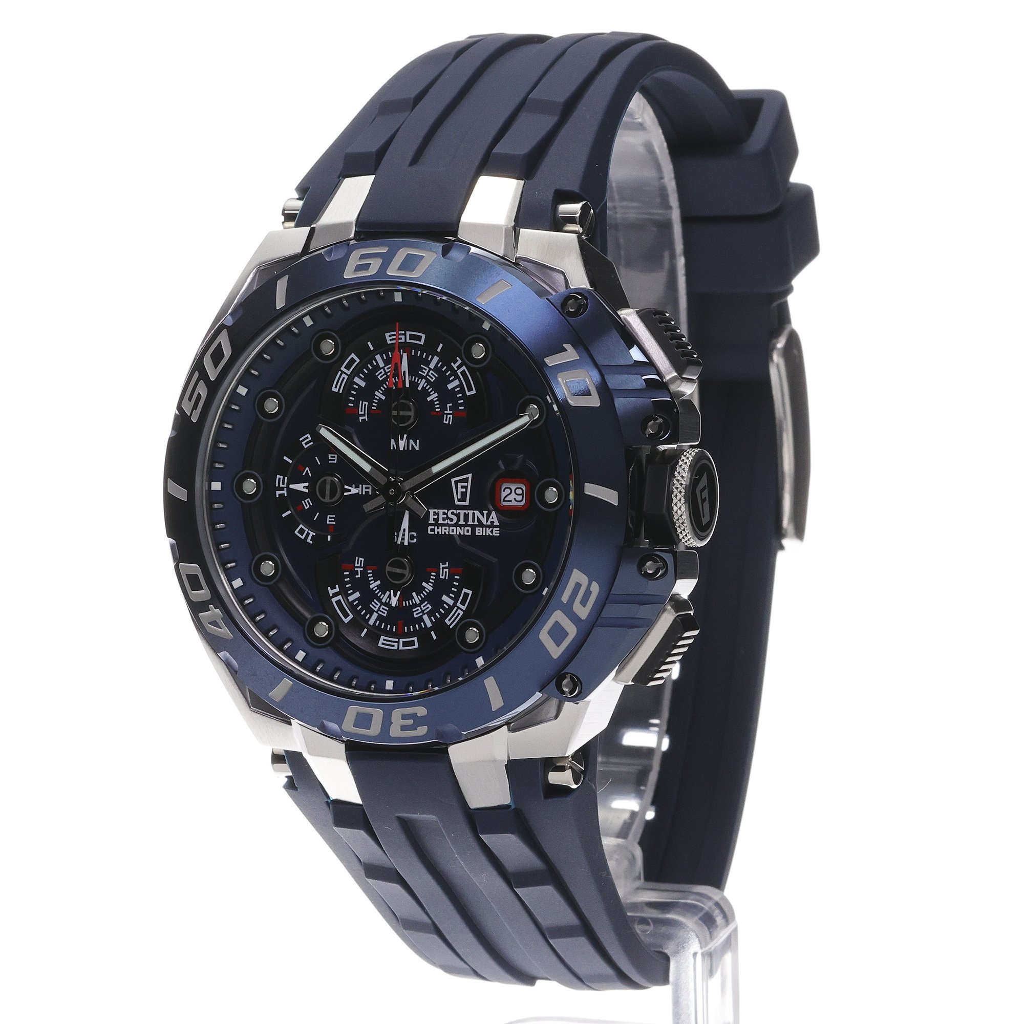 zegarek Festina F20755-4 srebrny Chrono Bike - miniatura 2