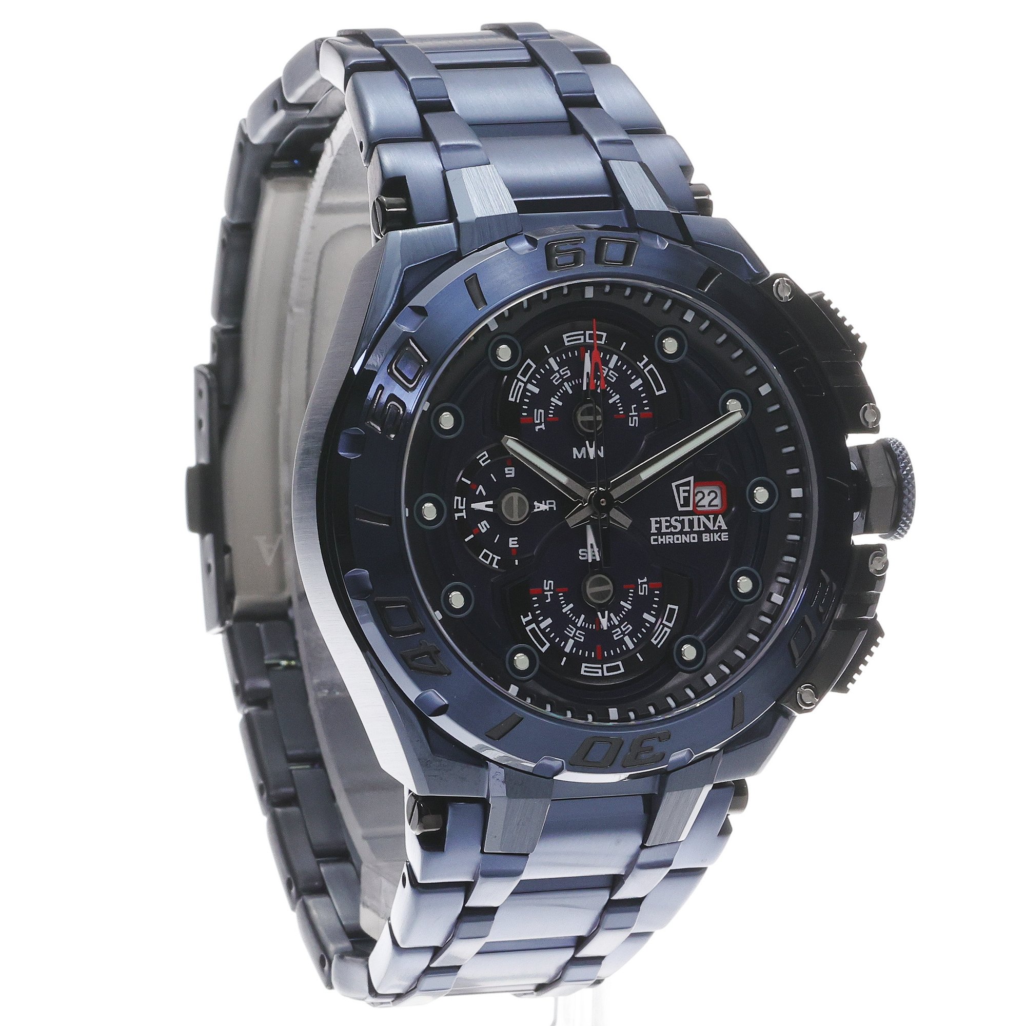 zegarek Festina F20757-1 niebieski Chrono Bike - miniatura 3