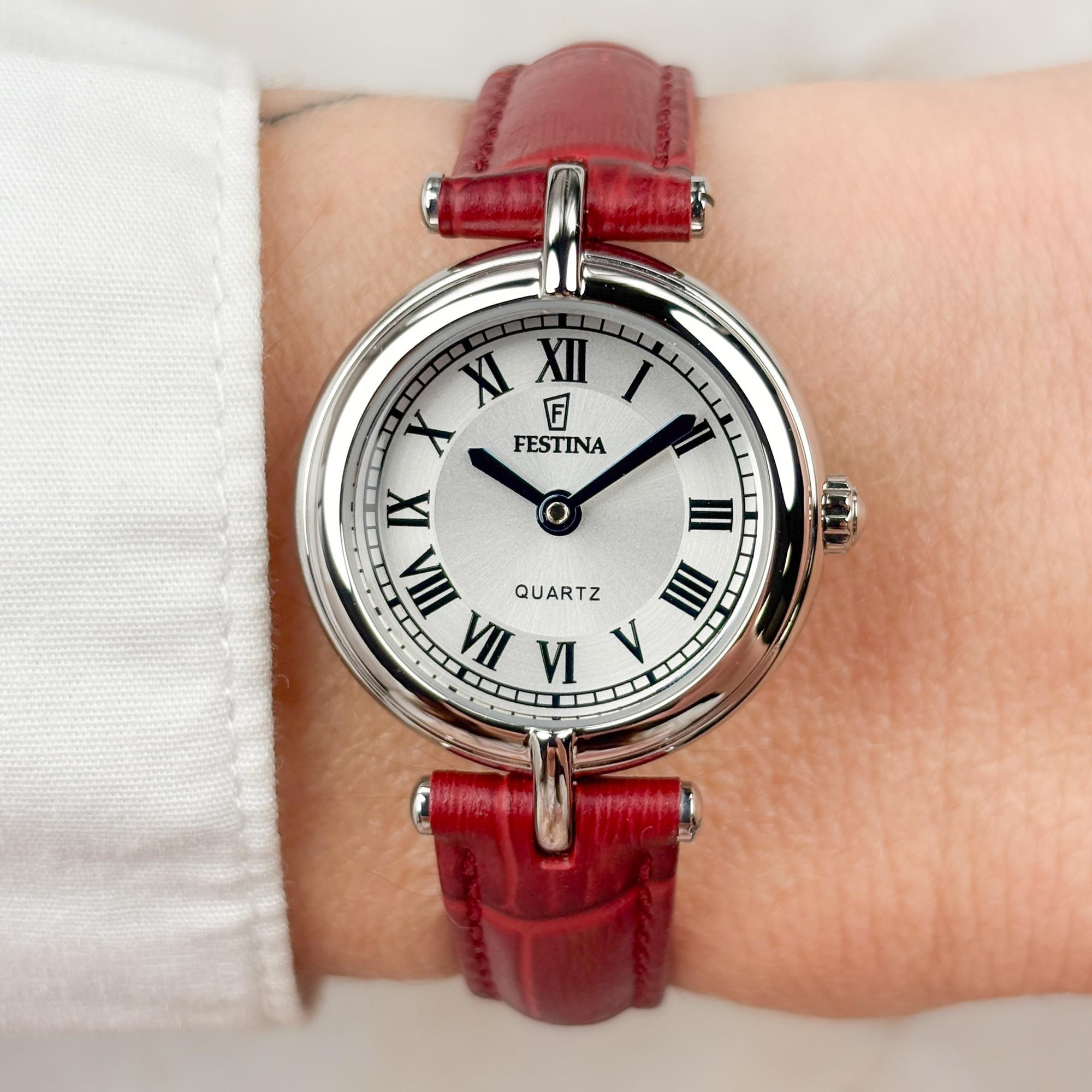 zegarek Festina F20787-1 srebrny Mademoiselle - miniatura 7