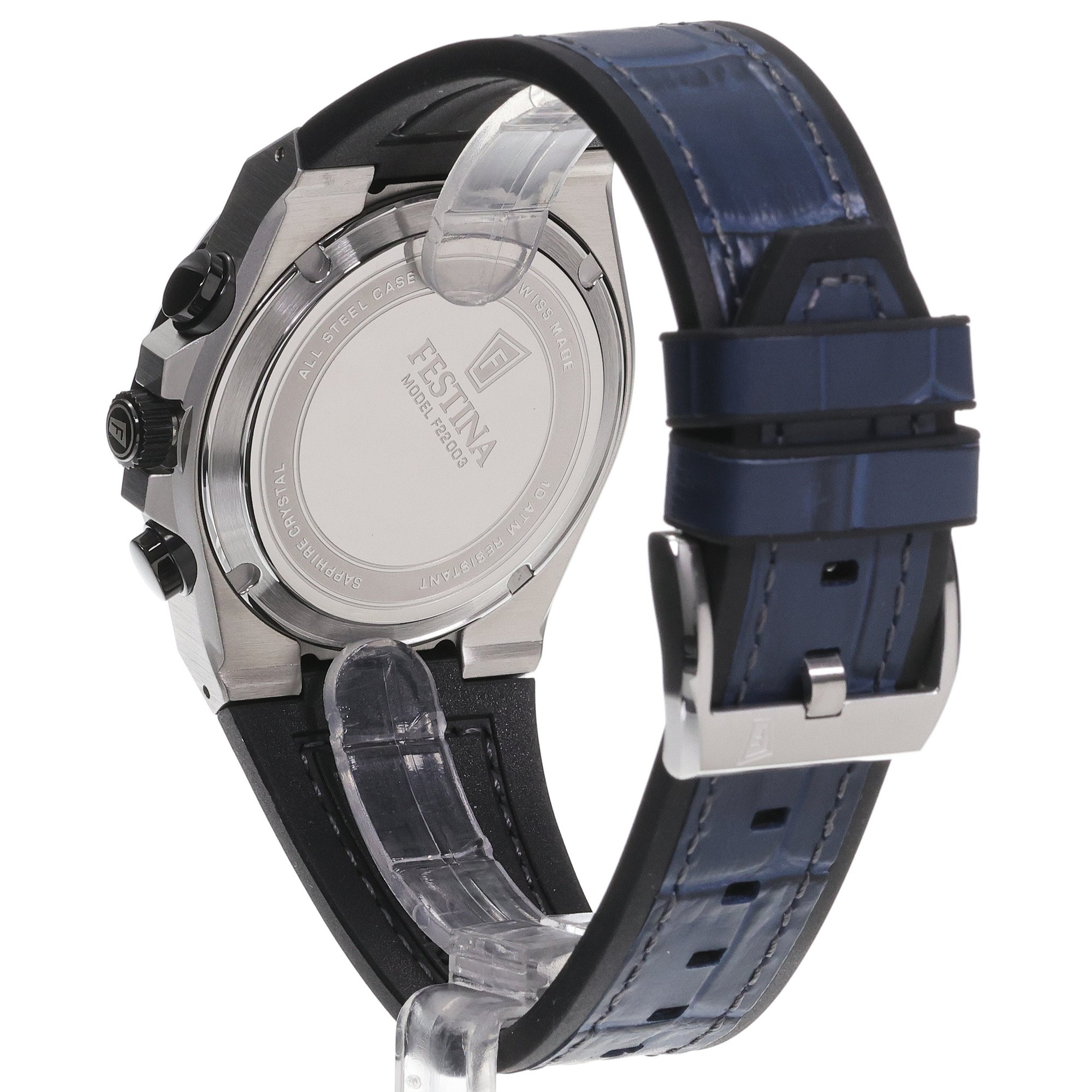 zegarek Festina F22003-2 męski z chronograf Swiss Made - miniatura 4