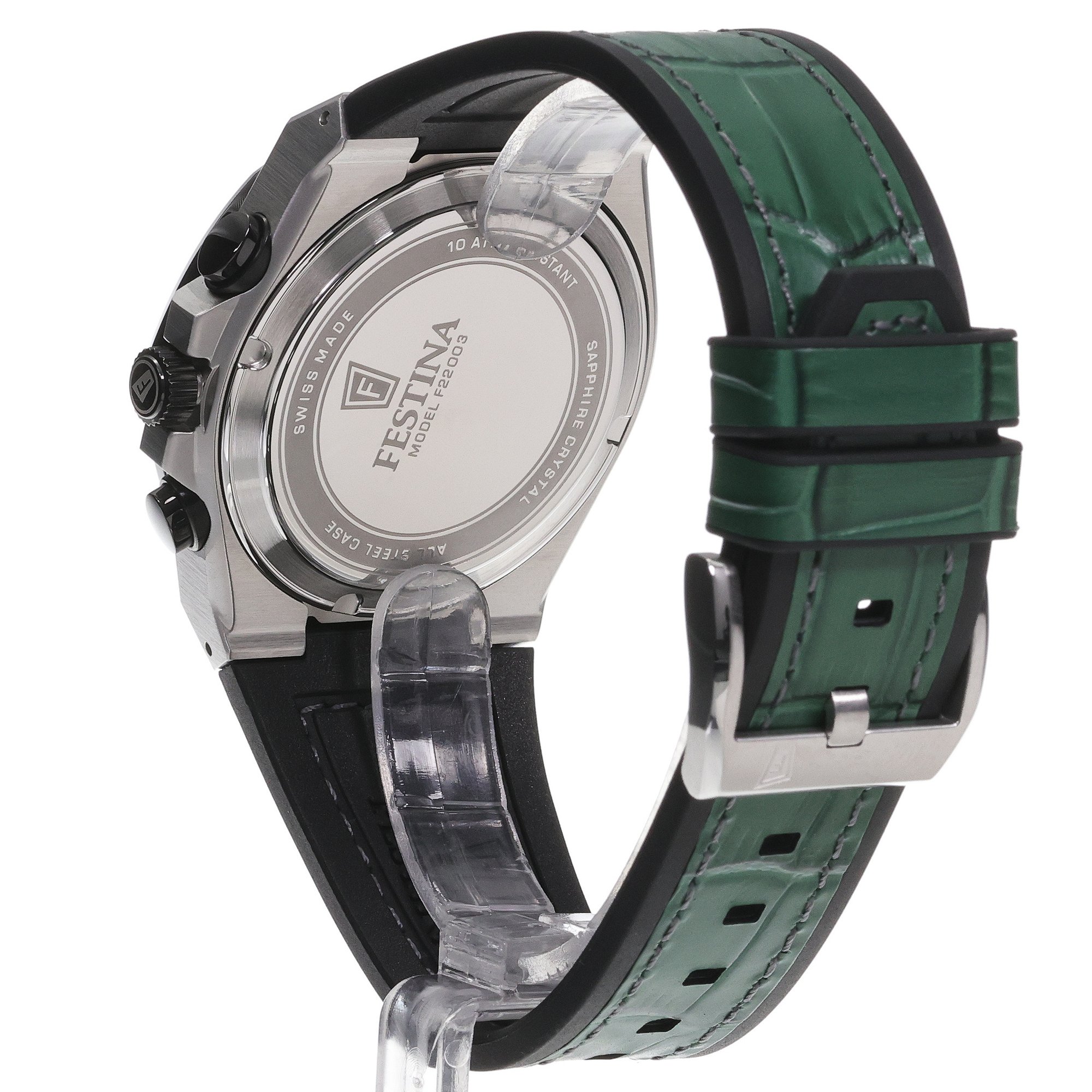 zegarek Festina F22003-3 męski z chronograf Swiss Made