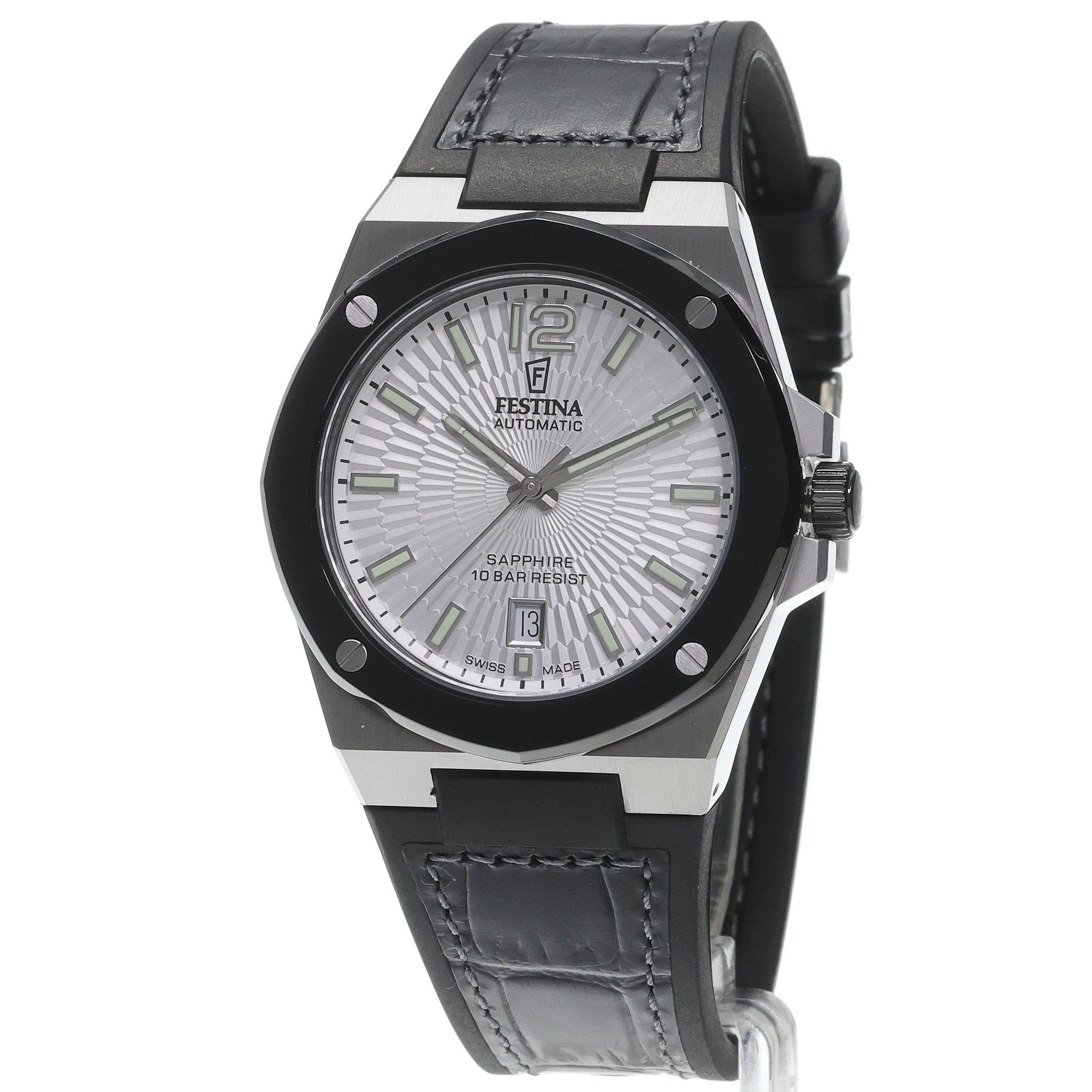 zegarek Festina F22005-1 automatyczny męski Swiss Made Swiss Made Automatic - miniatura 2