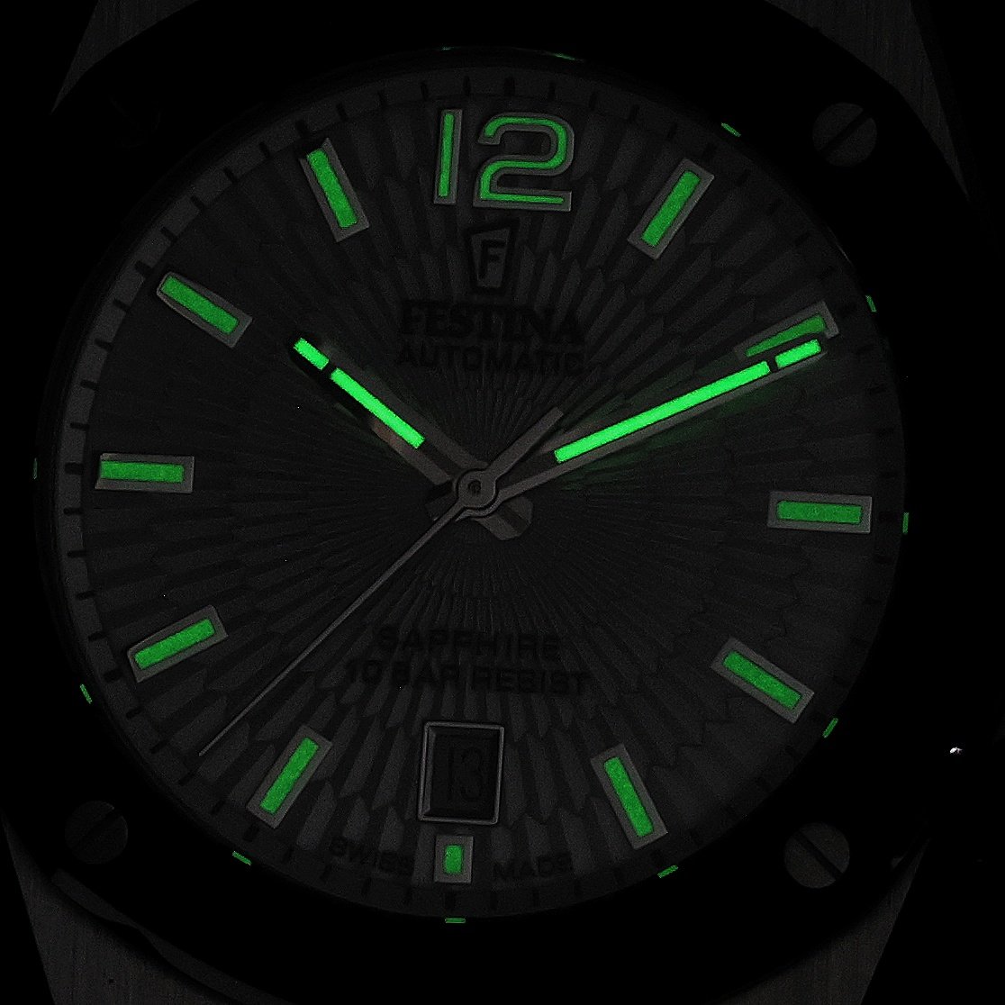 zegarek Festina F22005-1 srebrny Swiss Made - miniatura 5