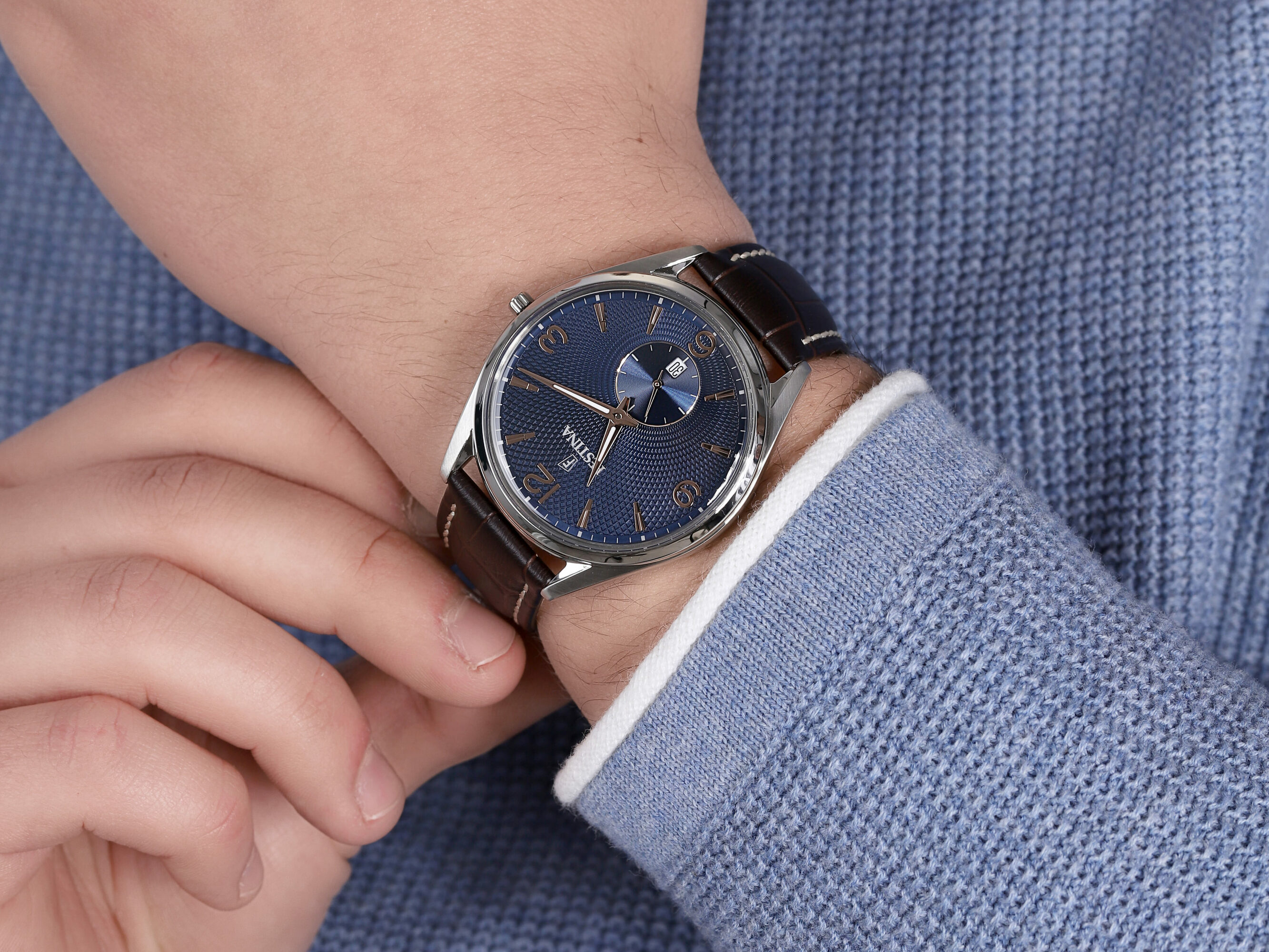zegarek Festina F6857-8 kwarcowy męski Classic Retro - miniatura 4