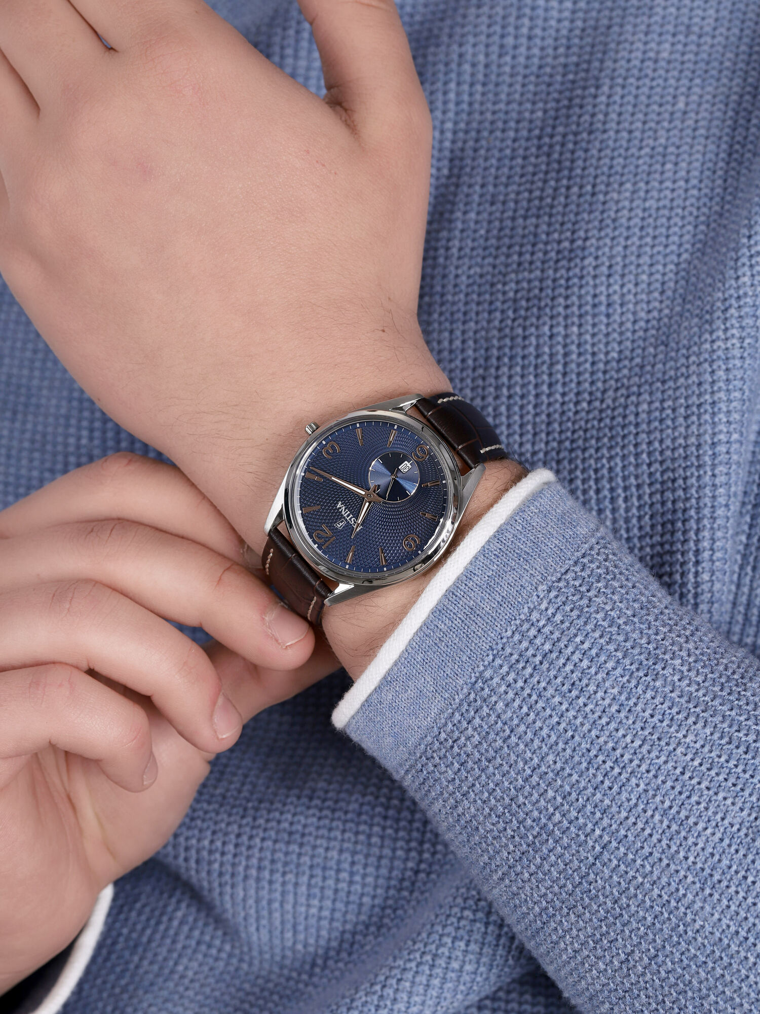 zegarek Festina F6857-8 srebrny Classic - miniatura 3