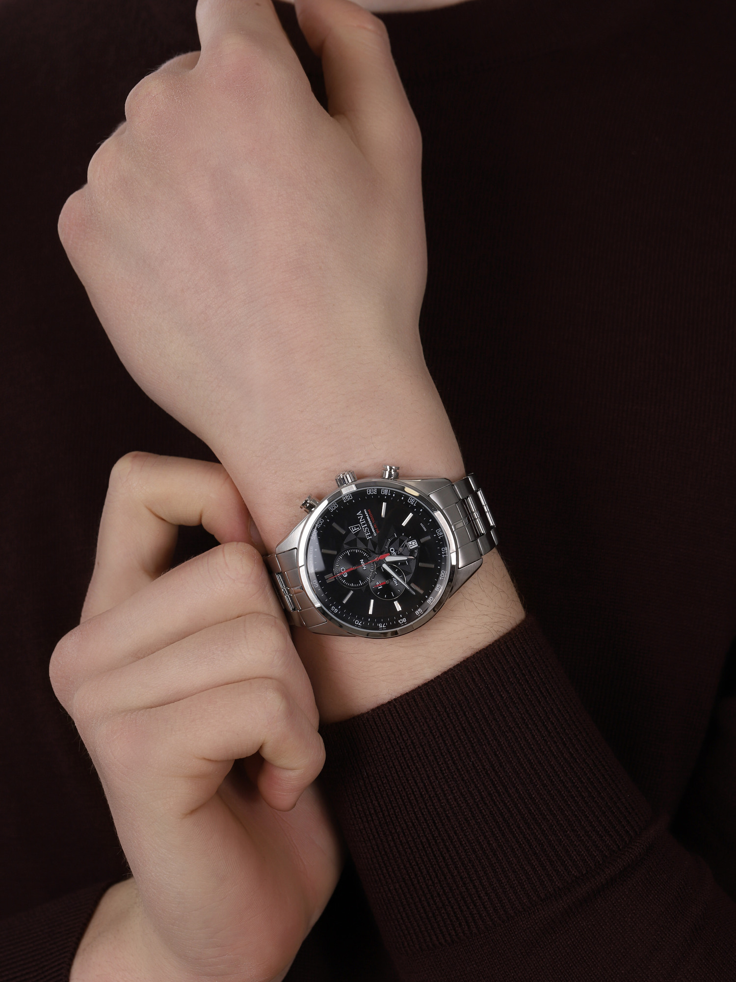 zegarek Festina F6863-4 Chrono Sport męski z tachometr Chronograf