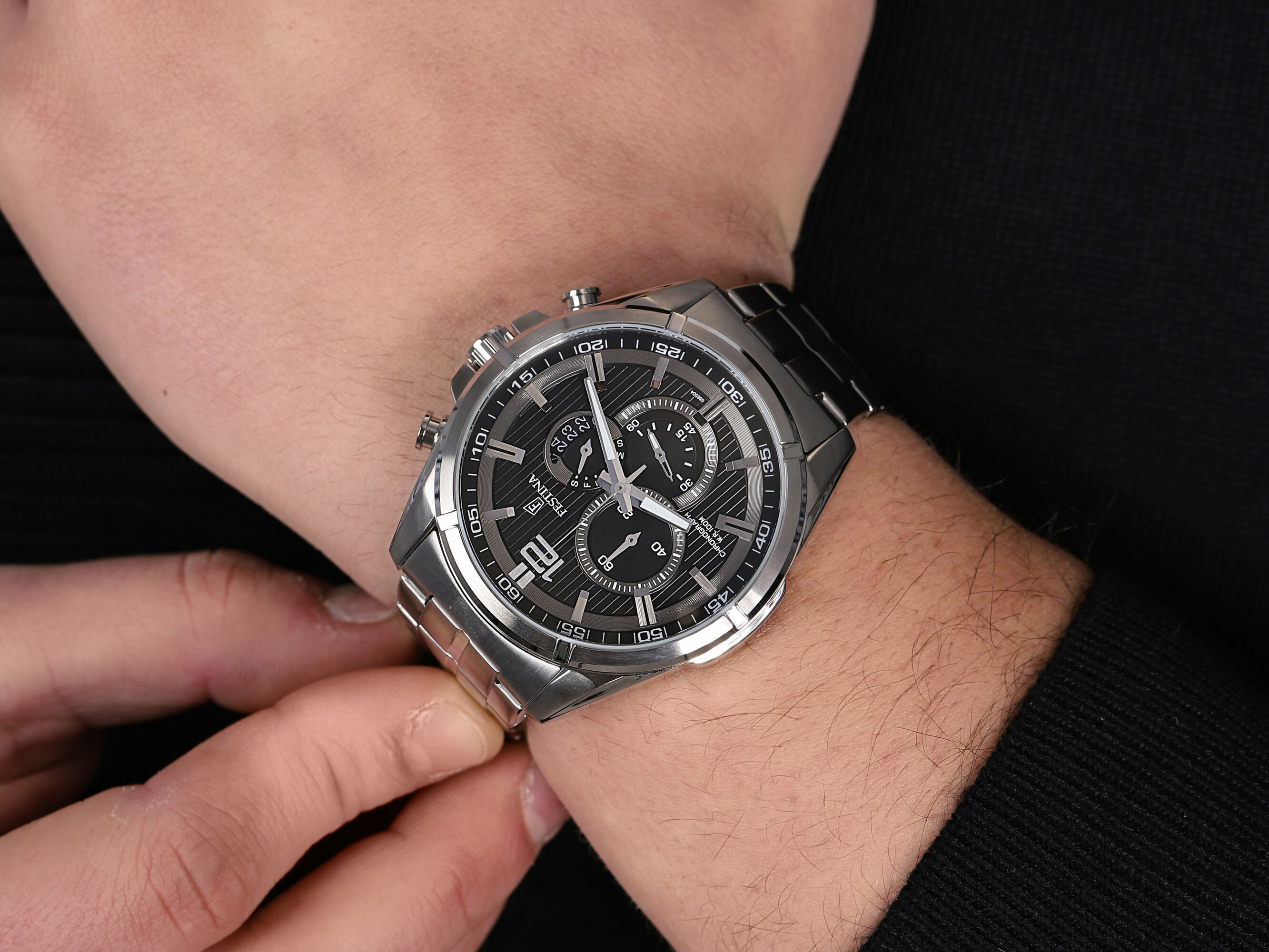 zegarek Festina F6865-4 Chrono Sport męski z chronograf Chronograf - miniatura 4