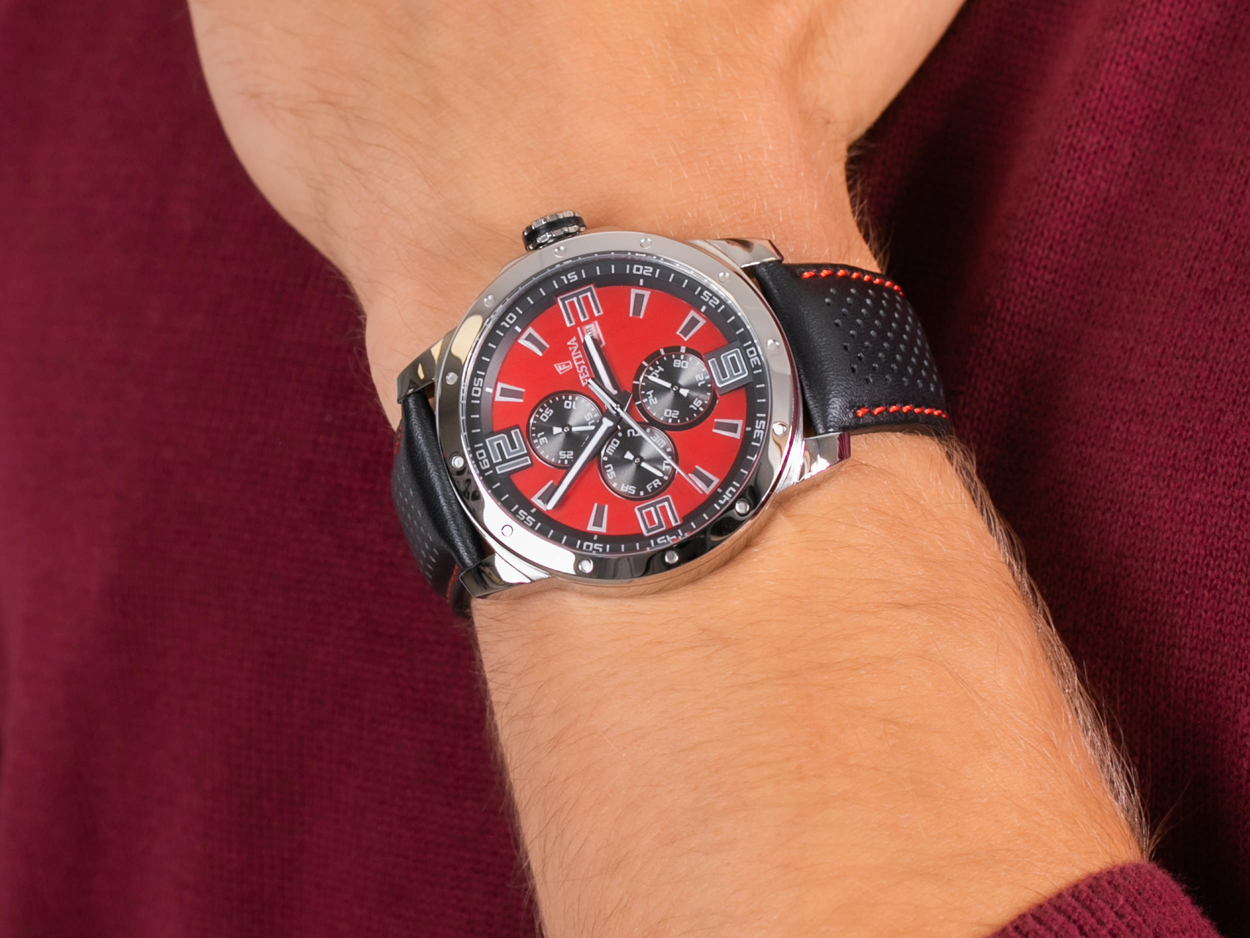 Festina F16585-7 męski zegarek Sport pasek