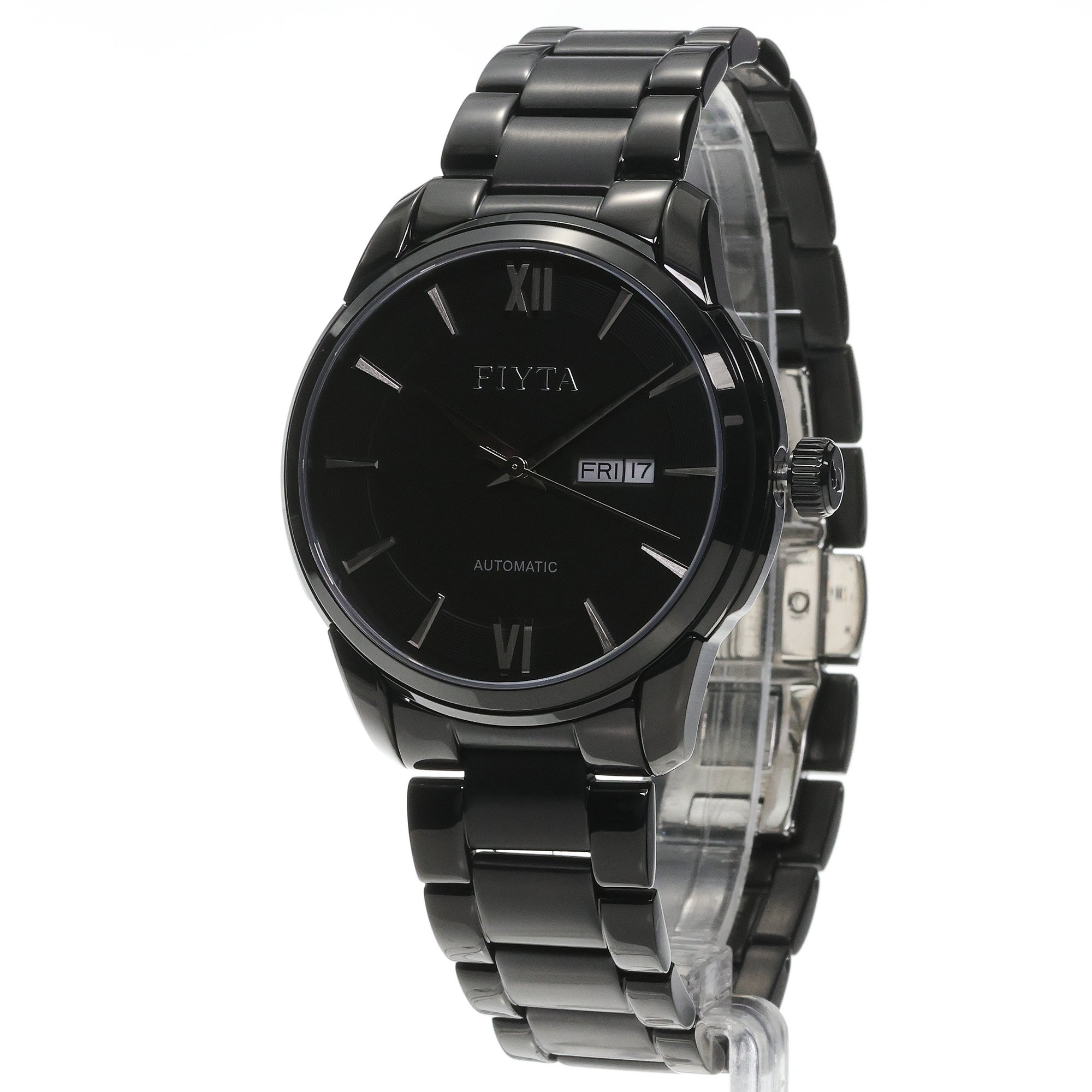 zegarek Fiyta GA802071BBB czarny Męskie