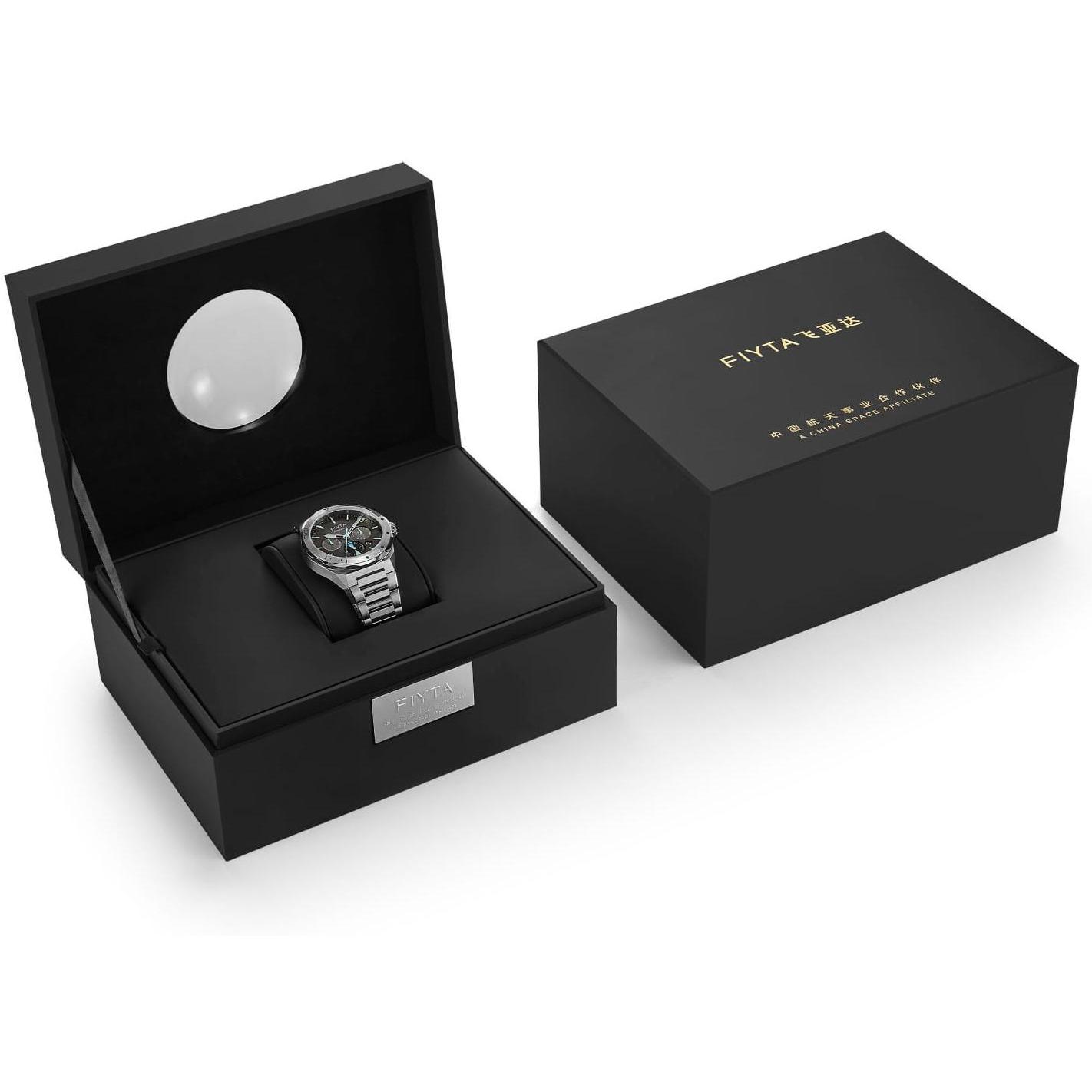 zegarek Fiyta GA880006WBW Aeronautic Space Exploration Meteorite Automatic Męskie szafirowe - miniatura 11