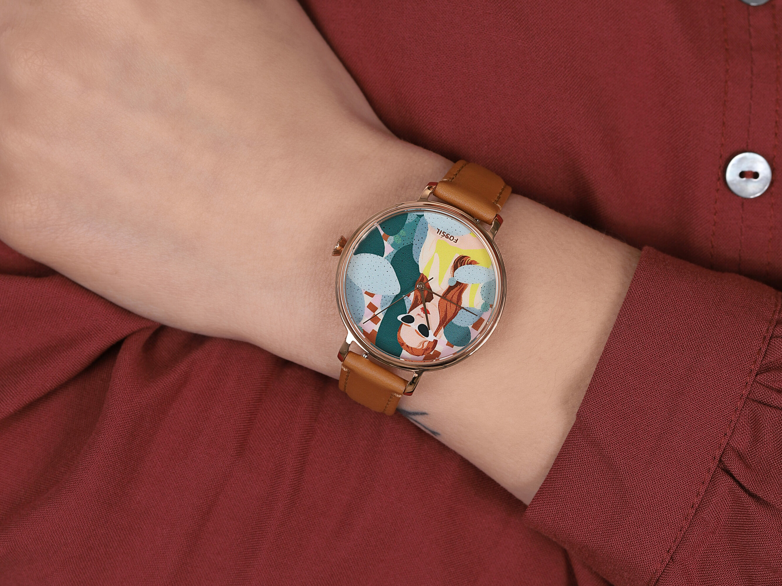 zegarek Fossil CS1004 kwarcowy damski Kalya KALYA CURATOR SERIES LIMITED EDITION - miniatura 7