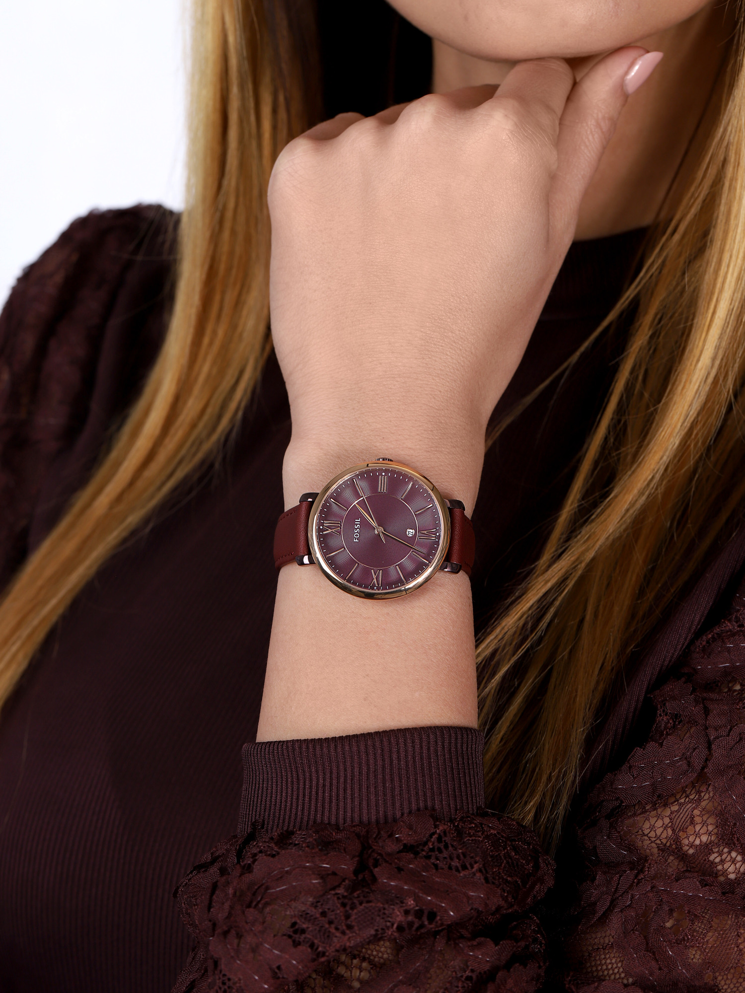 zegarek Fossil ES4099 różowe złoto Jacqueline - miniatura 3