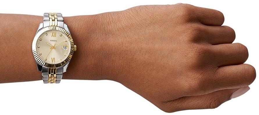 zegarek Fossil ES4949 srebrny Scarlette