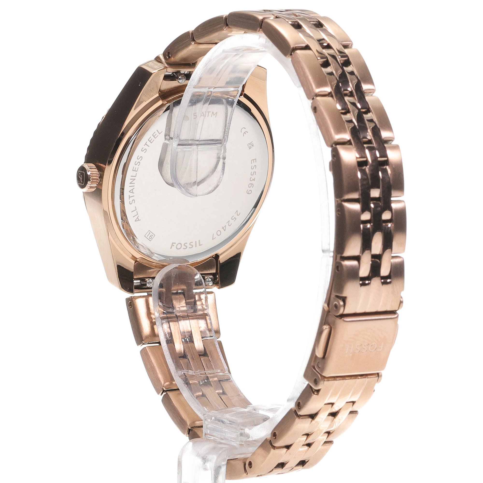 zegarek Fossil ES5369 kwarcowy damski Damskie SCARLETTE Rose Gold Stainless Steel 32mm - miniatura 4