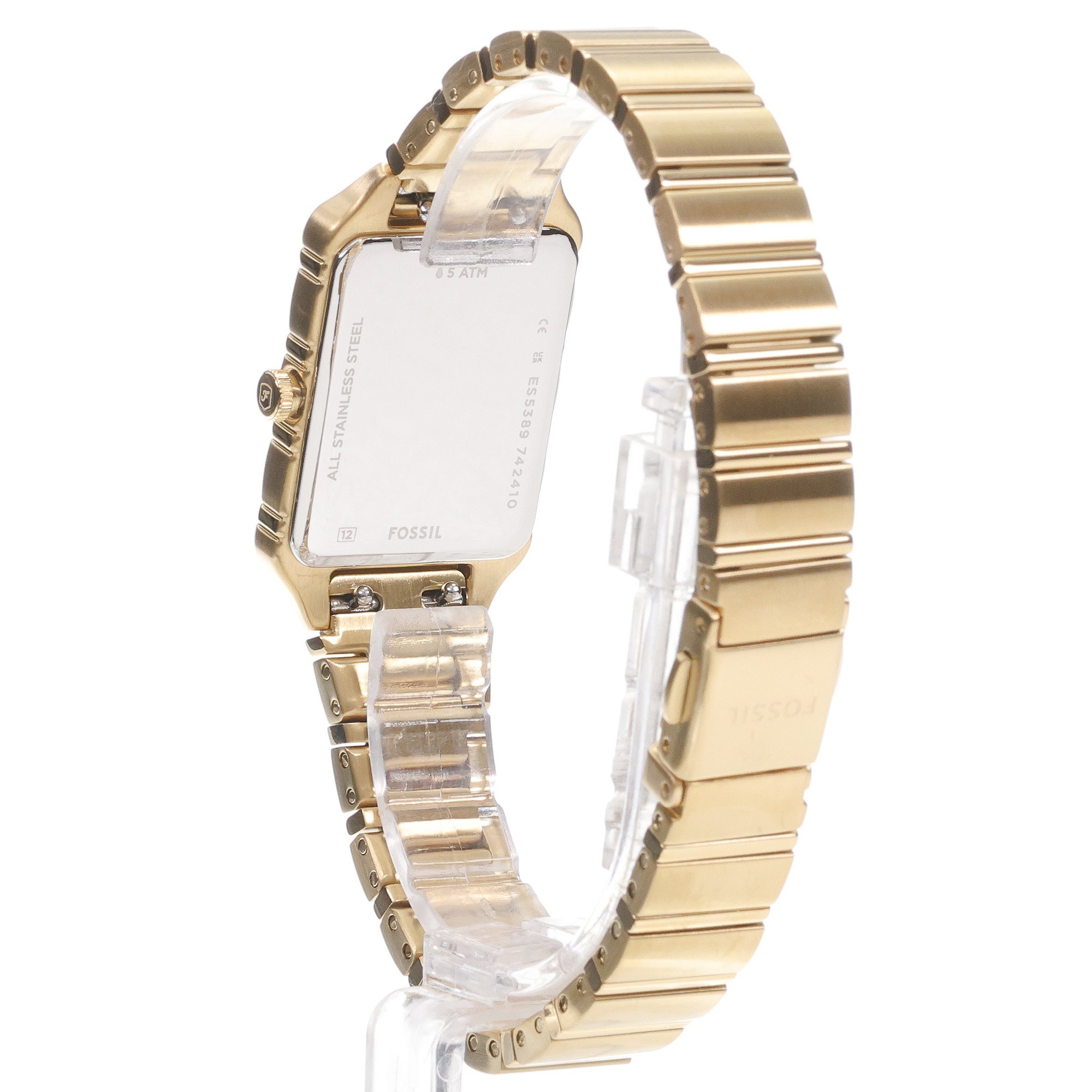 zegarek Fossil ES5389 kwarcowy damski Damskie RAQUEL Gold Stainless Steel 23mm - miniatura 4