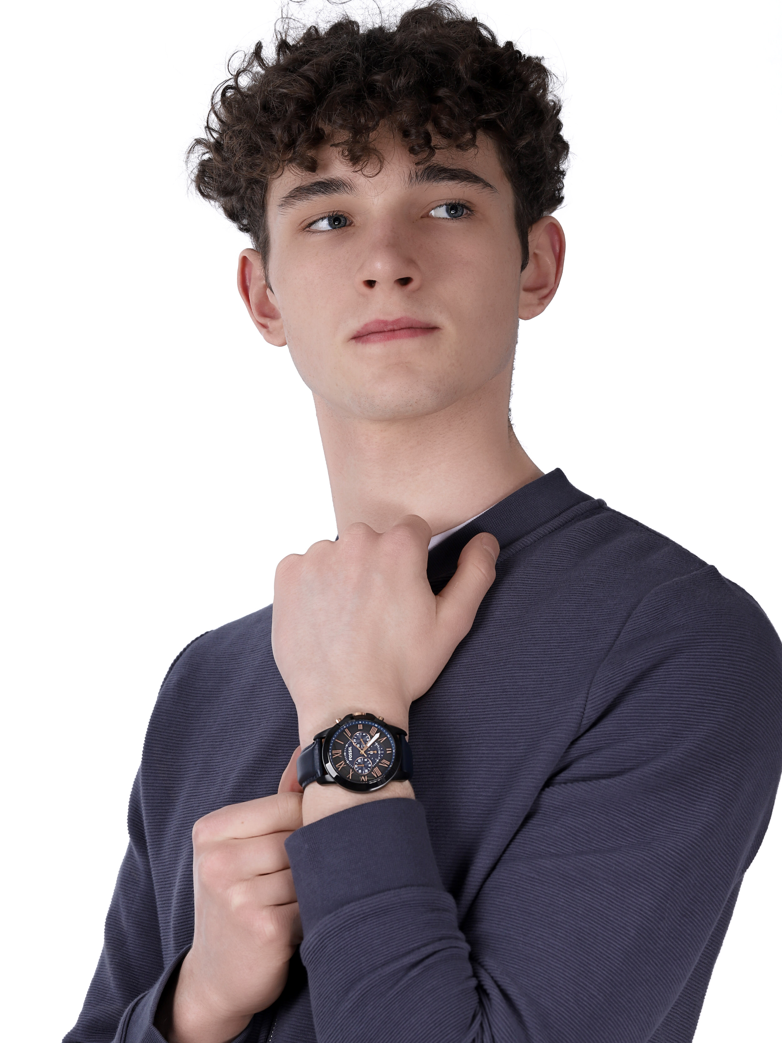 zegarek Fossil FS5061IE GRANT męski z chronograf Grant - miniatura 2