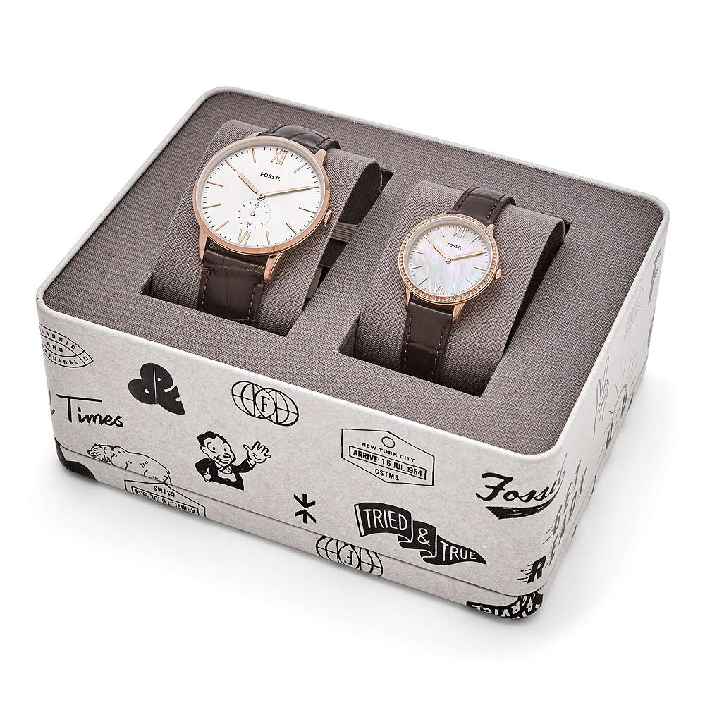 Fossil FS5564SET THE ANDY AND ADDISON SET zegarek klasyczny The Andy and Addison Set - miniatura 4