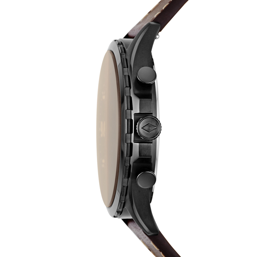 Fossil FS5608 zegarek czarny fashion/modowy Forrester pasek - miniatura 5
