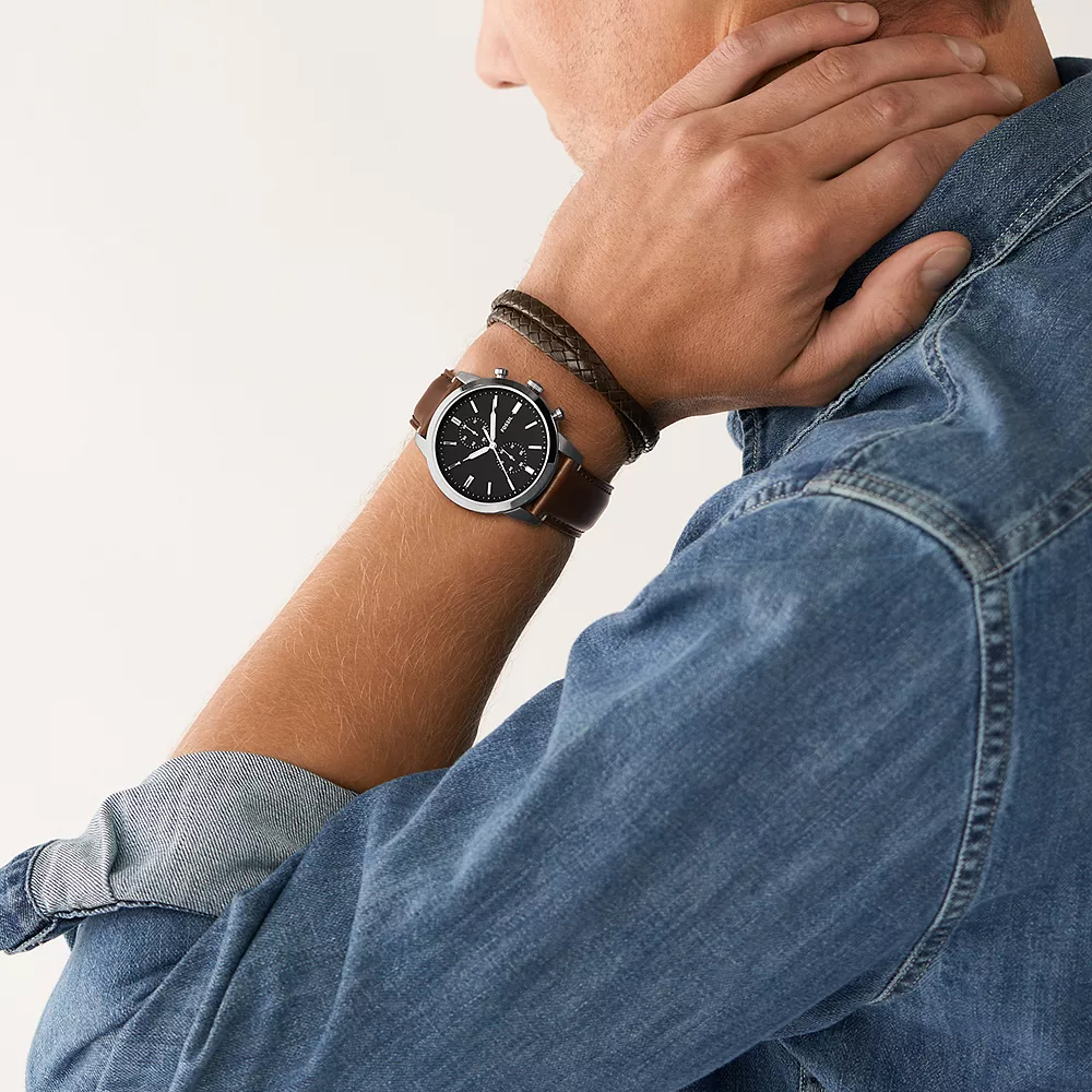zegarek Fossil FS5967SET TOWNSMAN GIFT SET męski z chronograf Męskie - miniatura 4