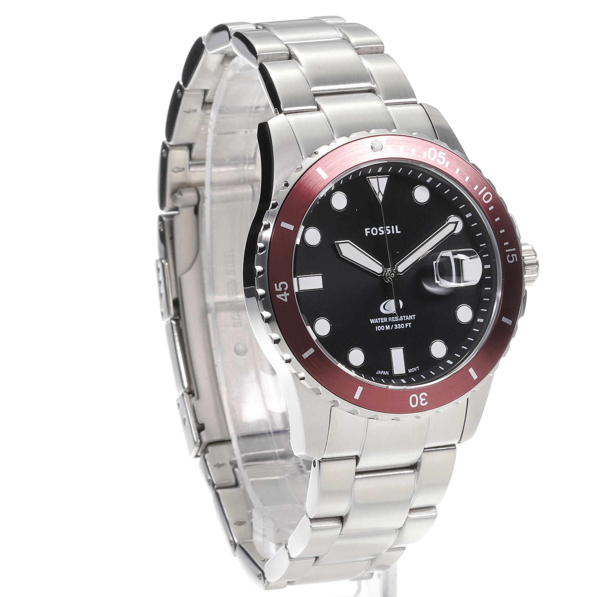 zegarek Fossil FS6013 kwarcowy męski Męskie BLUE Stainless Steel 42mm - miniatura 3