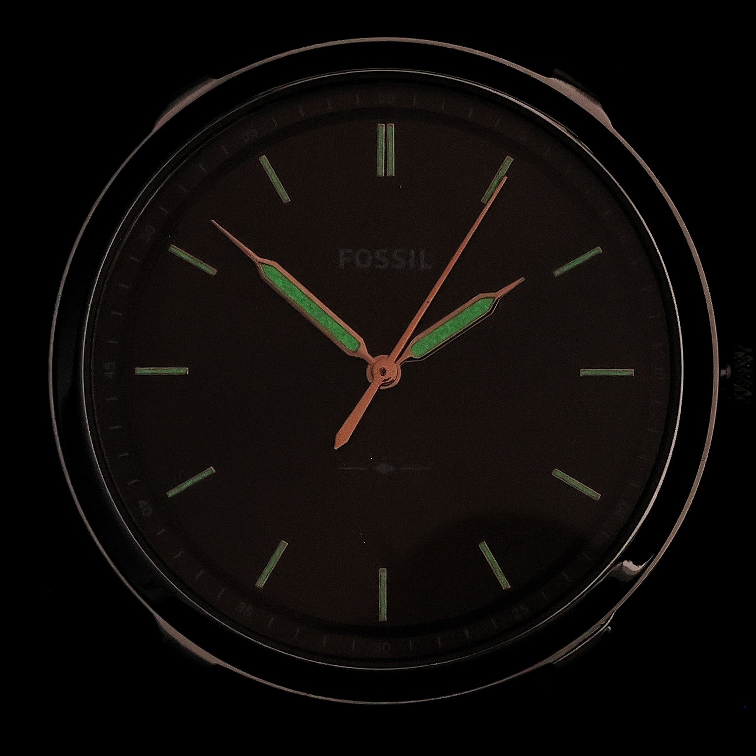 zegarek Fossil FS6019SET THE MINIMALIST Brown Leather Strap GIFT SET 44mm The Minimalist mineralne - miniatura 5