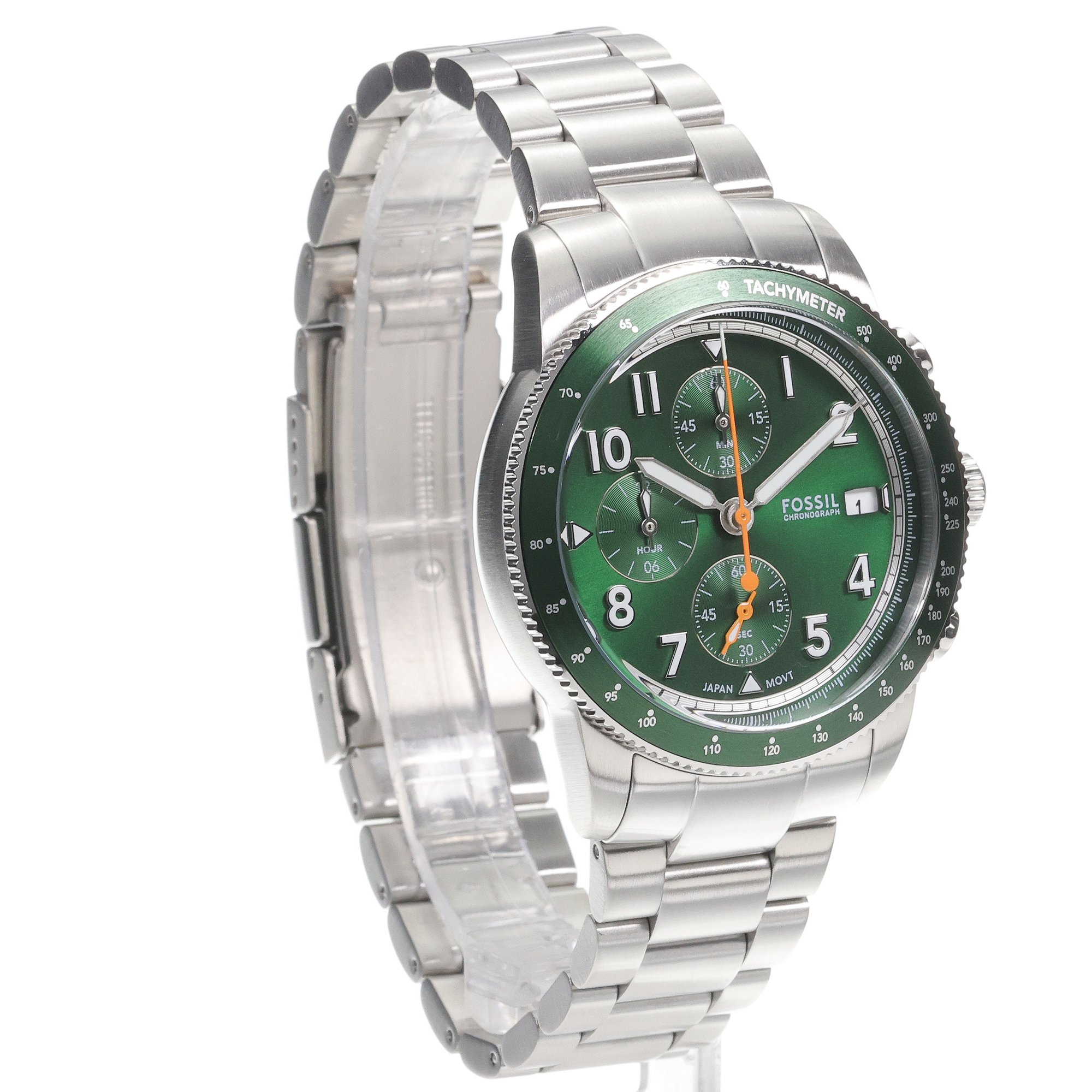 zegarek Fossil FS6048 kwarcowy męski Męskie SPORT TOURER Stainless Steel 42mm - miniatura 3