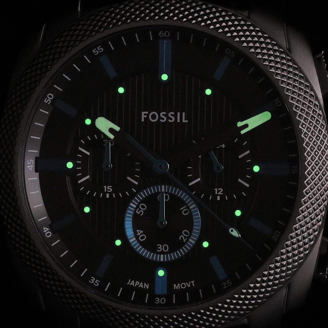 zegarek Fossil FS6098 kwarcowy męski Machine Machine Chronograph - miniatura 5