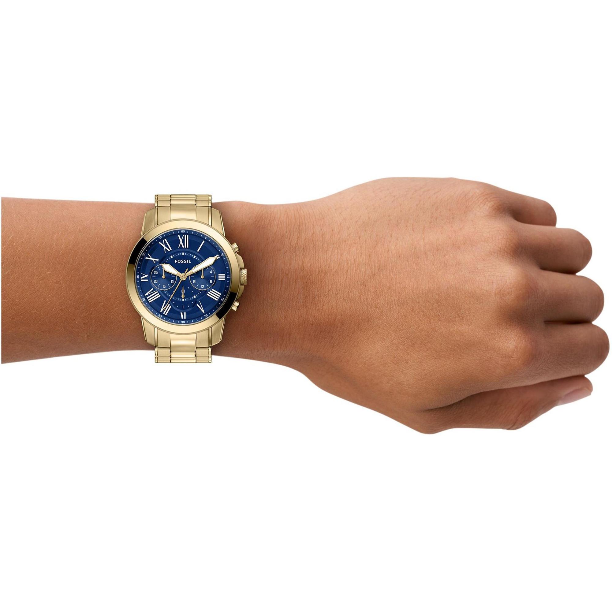 zegarek Fossil FS6200SET kwarcowy męski Fossil Grant Chronograph Gift Set 44mm - 36mm - miniatura 6