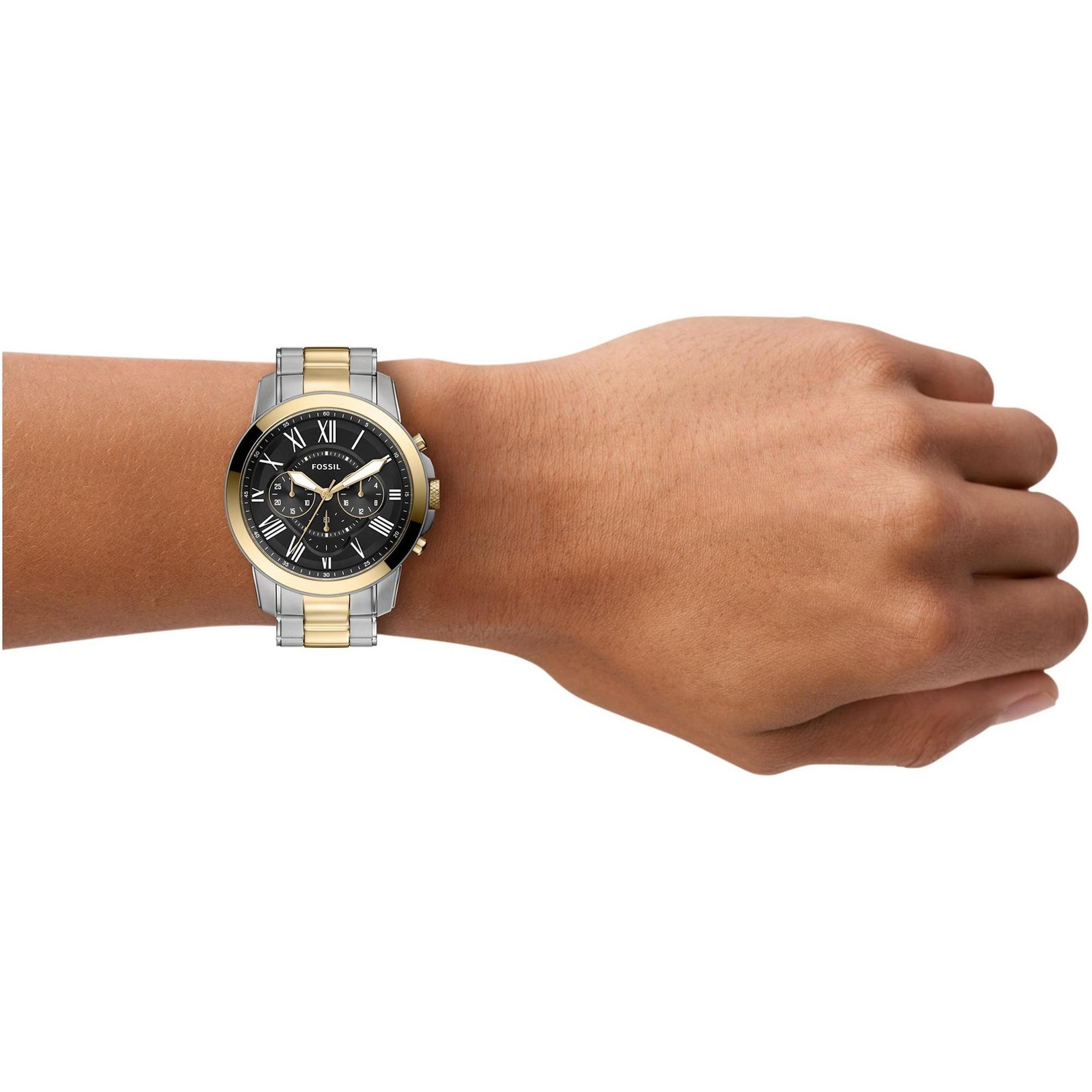 zegarek Fossil FS6202SET kwarcowy męski Fossil Grant Chronograph Gift Set 44mm - 36mm - miniatura 6