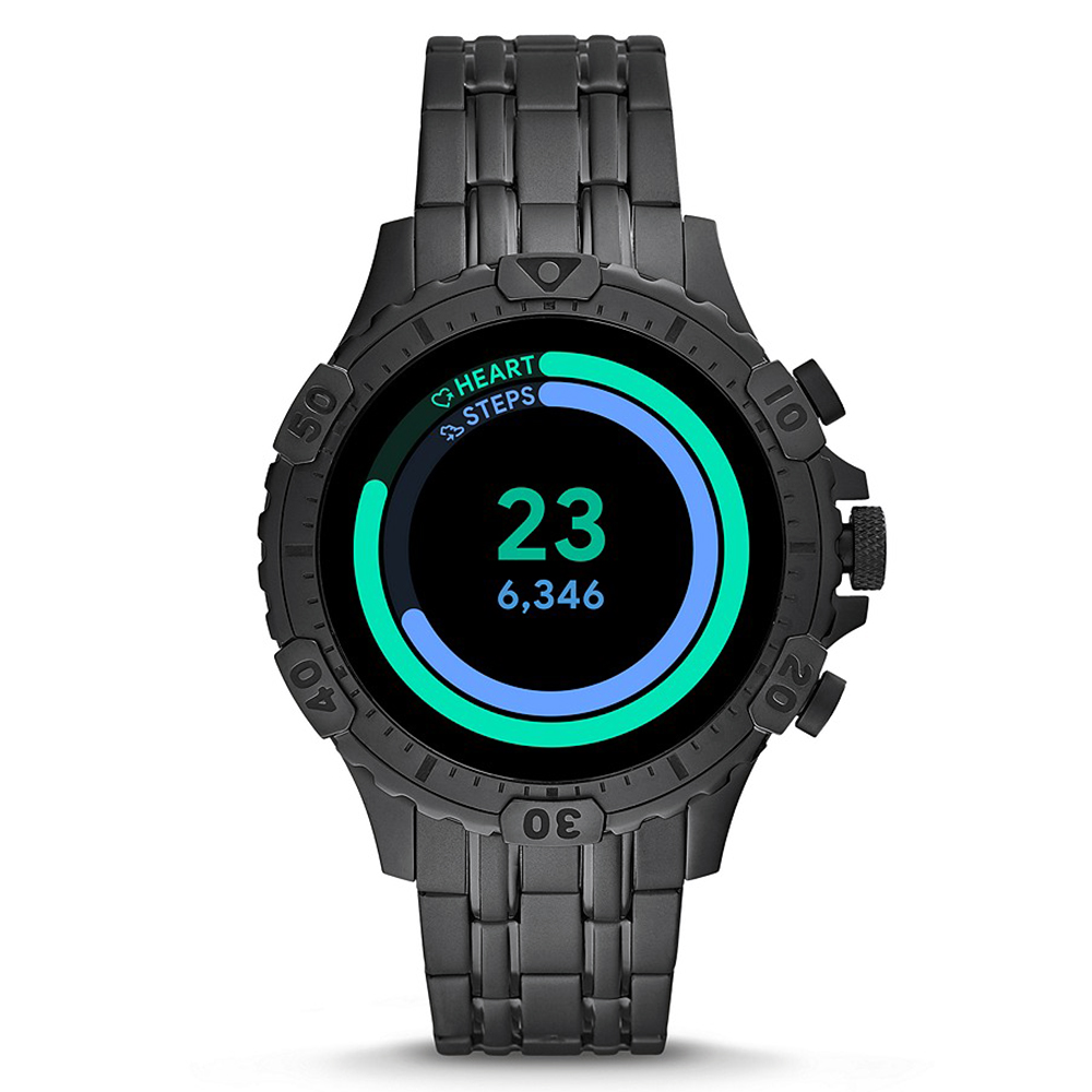 Fossil FTW4038 zegarek czarny sportowy Garrett bransoleta - miniatura 5