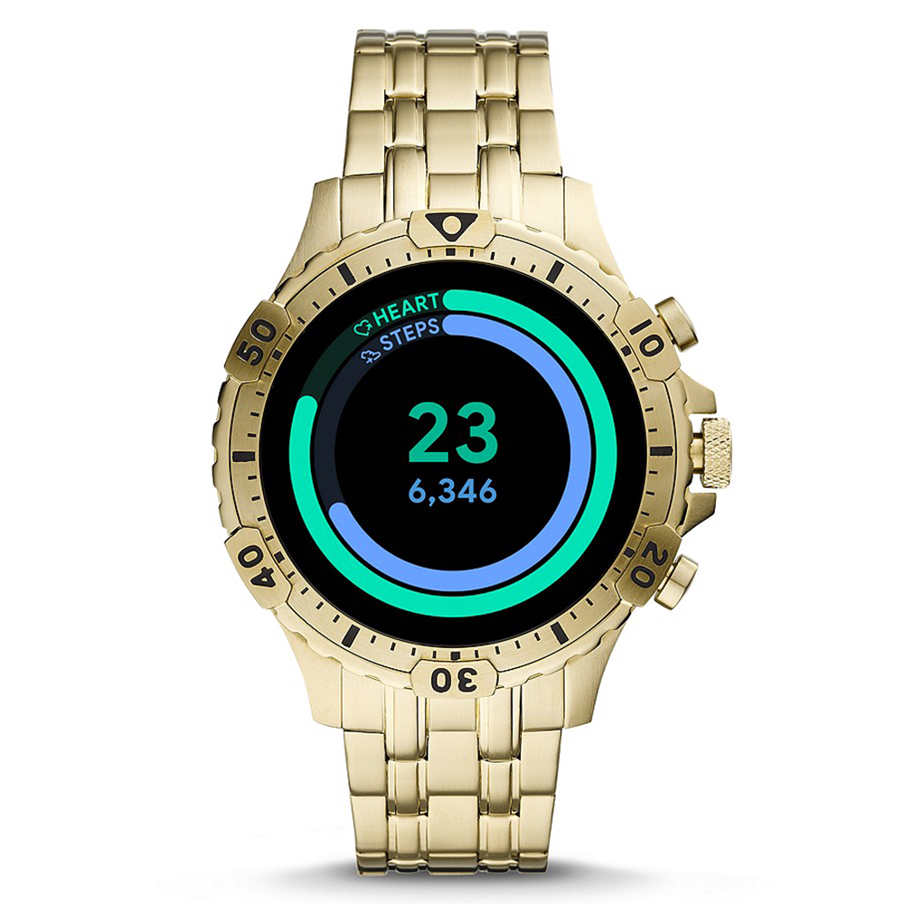 Fossil FTW4039 zegarek złoty sportowy Garrett bransoleta - miniatura 5