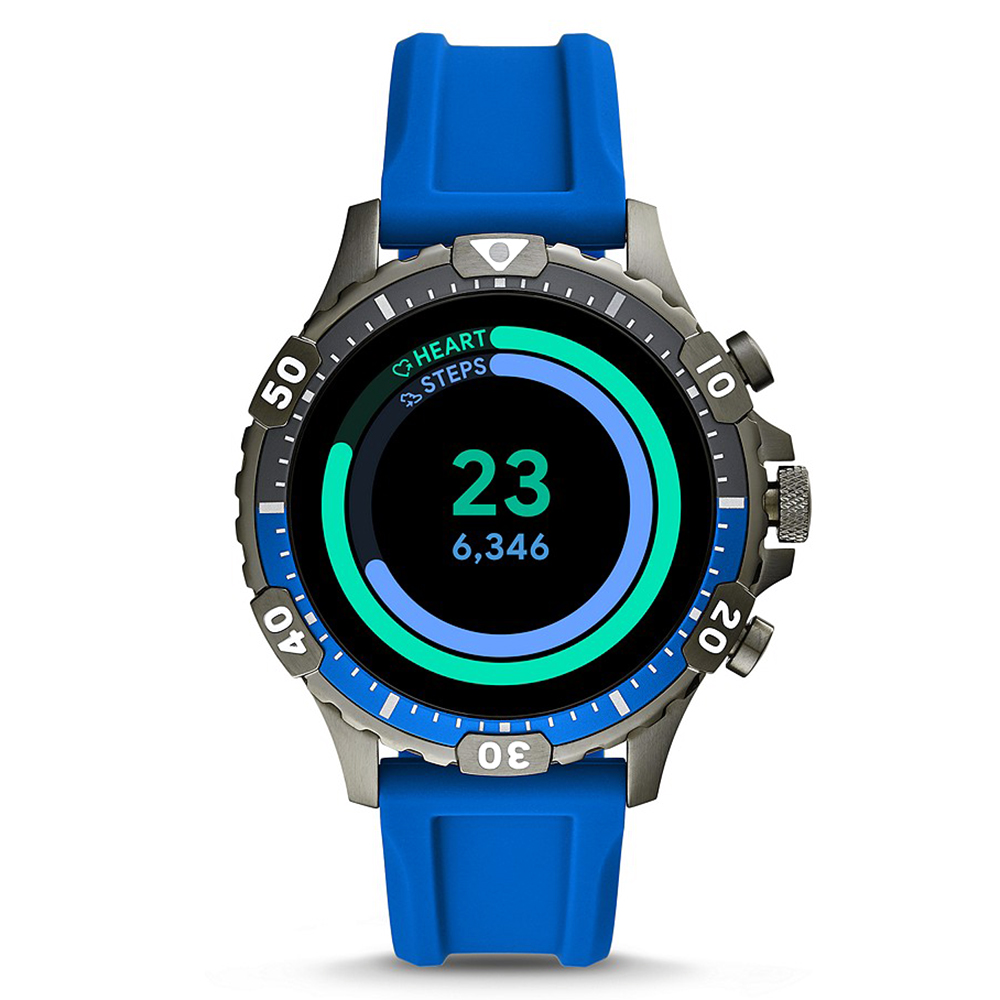 Fossil FTW4042 zegarek szary sportowy Garrett pasek - miniatura 5