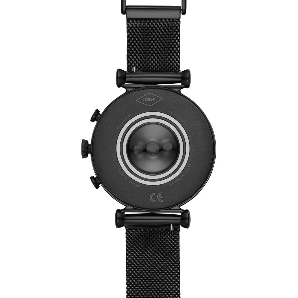 Fossil Smartwatch FTW6050 Gen 4 Smartwatch Sloan HR Black Stainless Steel Mesh zegarek sportowy Fossil Q - miniatura 4