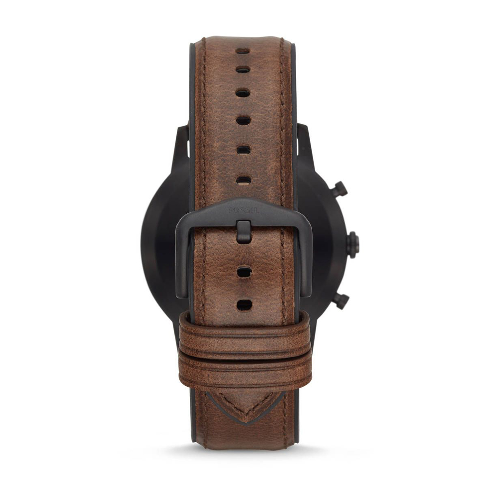 Fossil FTW7008 
Hybrid Smartwatch HR Collider Dark Brown Leather zegarek sportowy Hybrid Smartwatch - miniatura 4