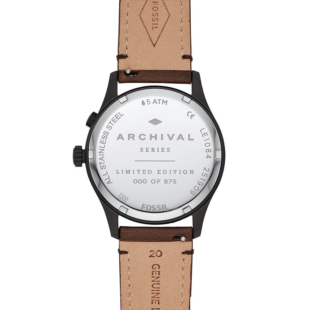 Fossil LE1084 męski zegarek The Archival pasek - miniatura 3
