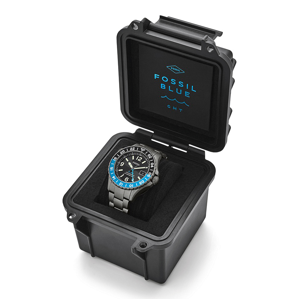 Fossil LE1100 FB-GMT FB-GMT Dual Time Limited Edition zegarek męski klasyczny mineralne - miniatura 8