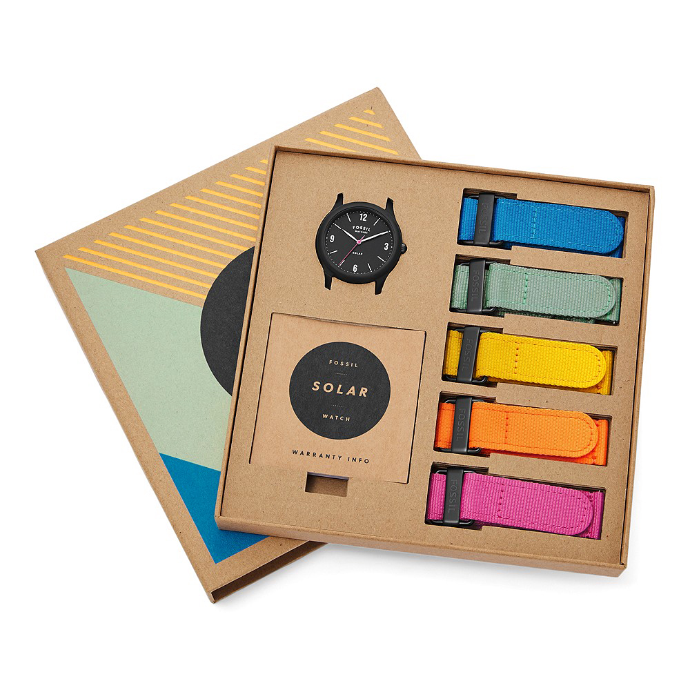 Fossil LE1113 zegarek czarny klasyczny Curator pasek - miniatura 5
