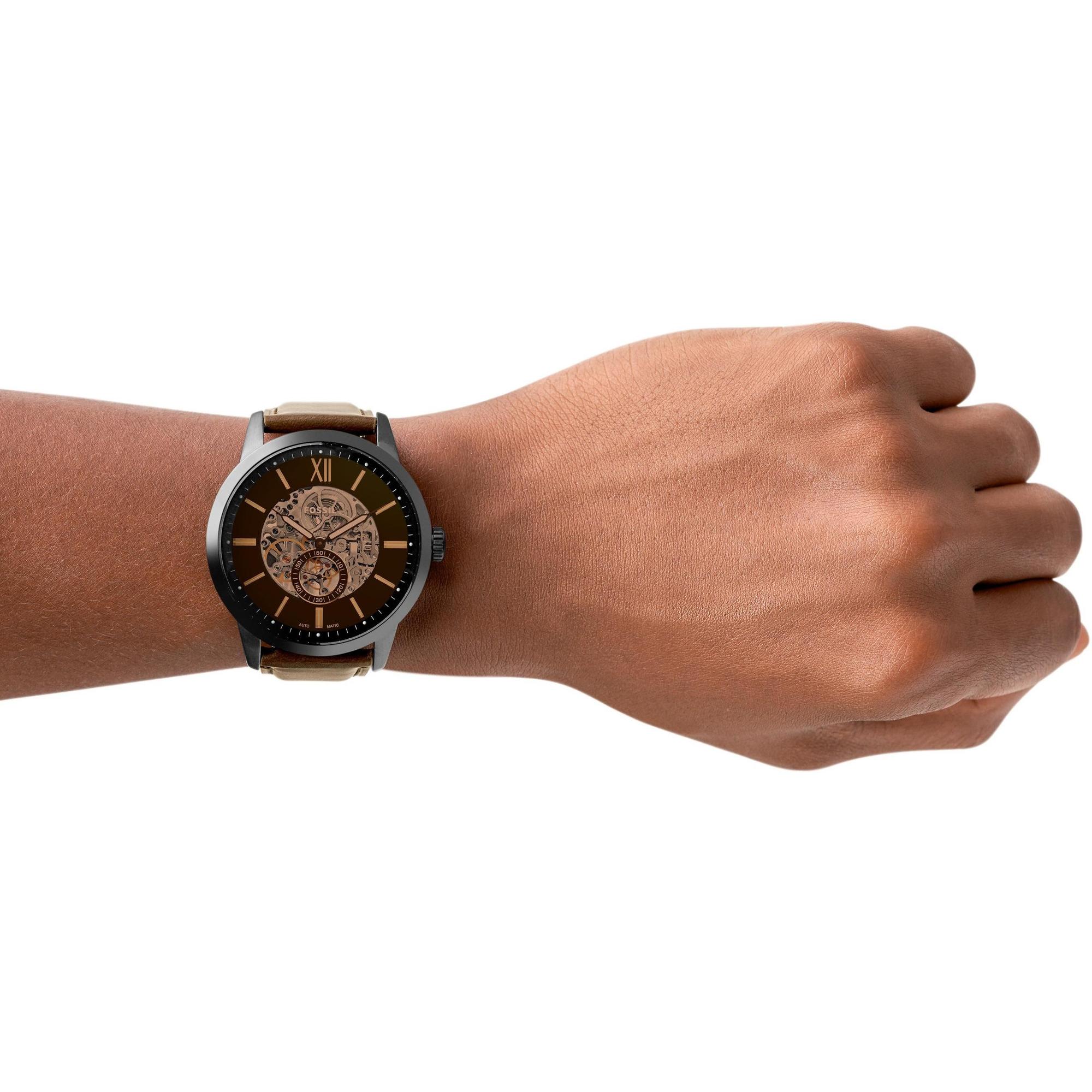 zegarek Fossil ME3155 czarny Townsman - miniatura 4