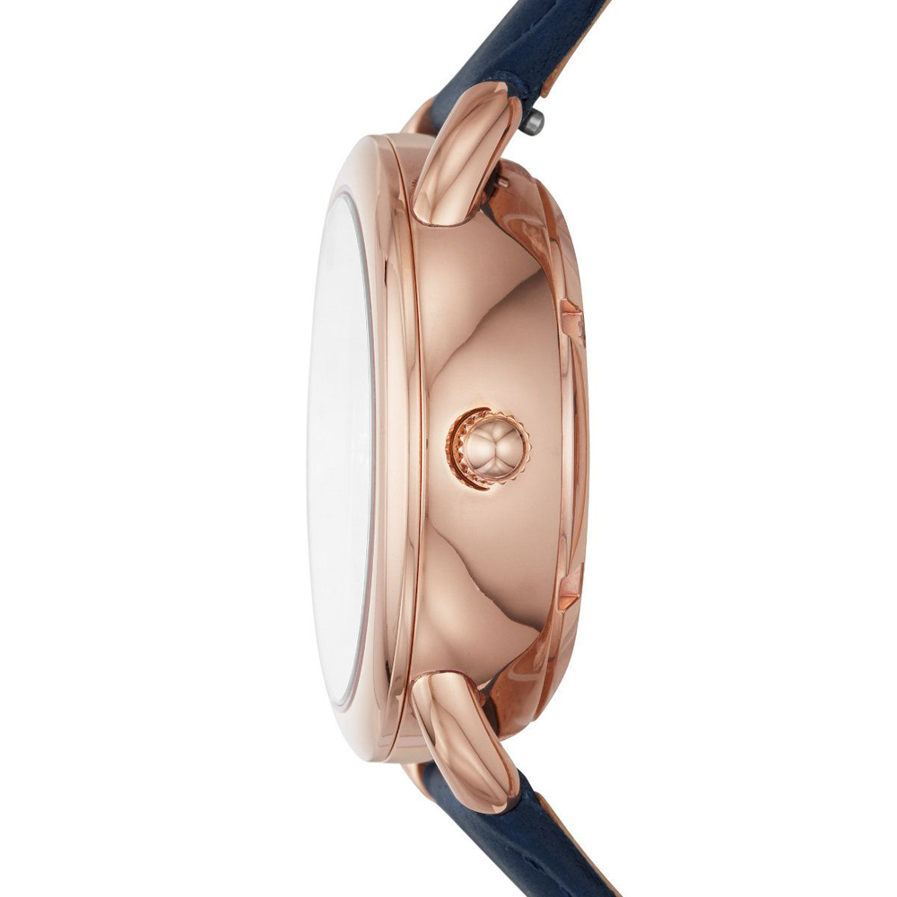 Fossil ME3186 zegarek różowe złoto fashion/modowy Tailor pasek - miniatura 5