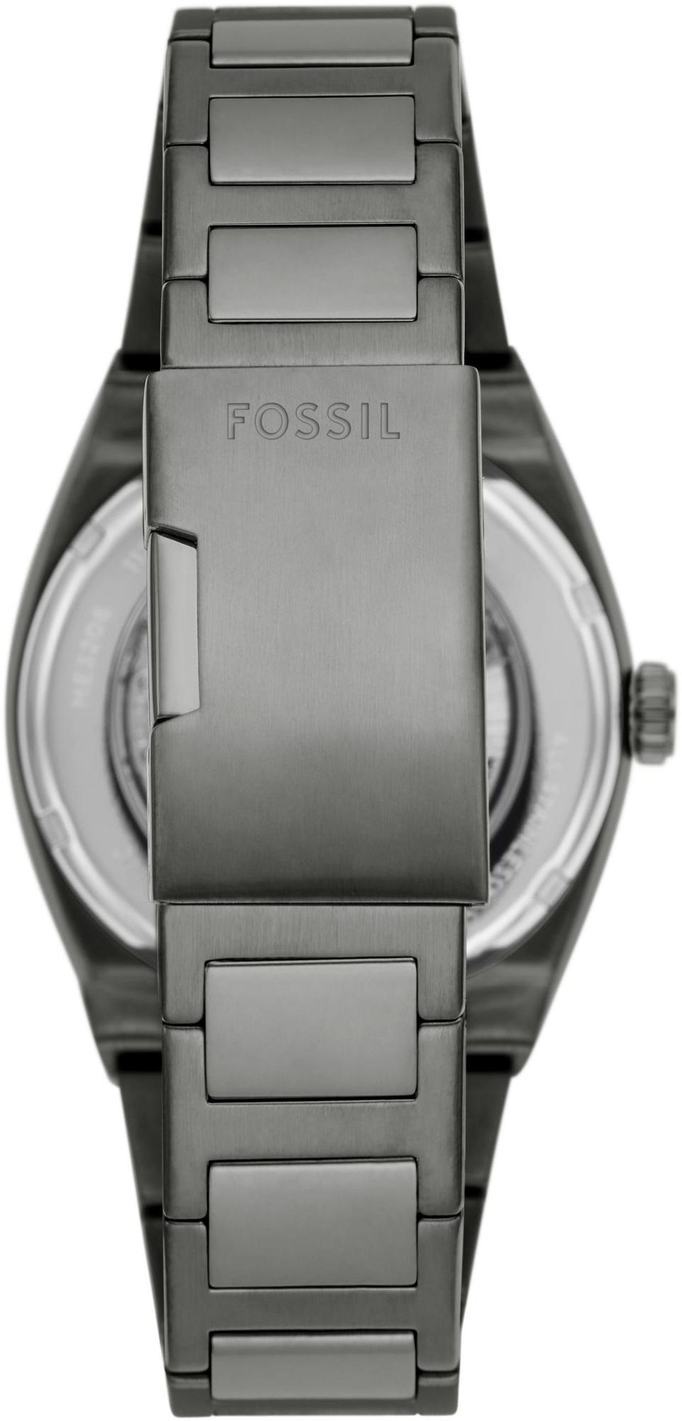 zegarek Fossil ME3206 automatyczny męski Męskie EVERETT AUTOMATIC SKELETON Stainless Steel 42mm