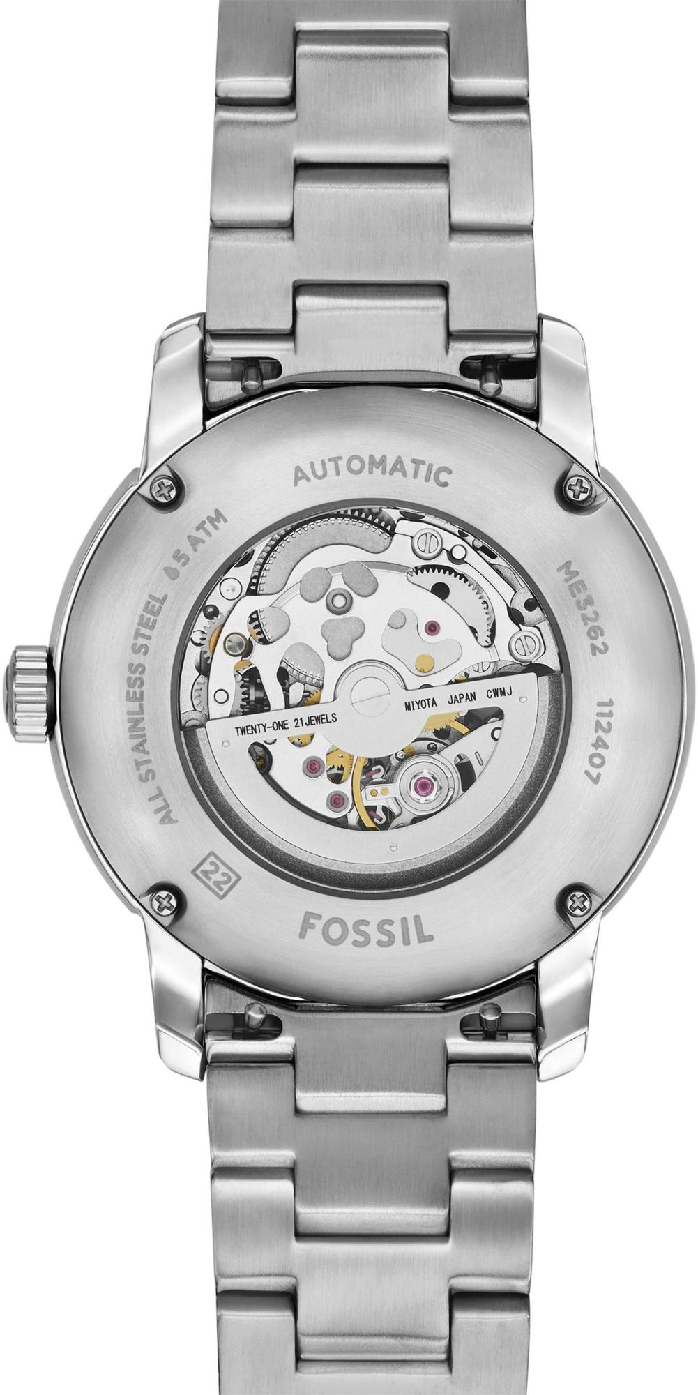 zegarek Fossil ME3262 automatyczny męski Męskie HERITAGE AUTOMATIC - miniatura 6